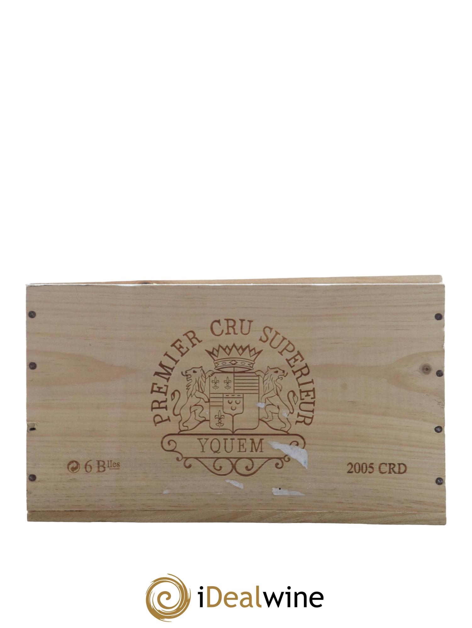 Château d' Yquem 1er Cru Classé Supérieur 2005 - Lot de 6 bouteilles - 6