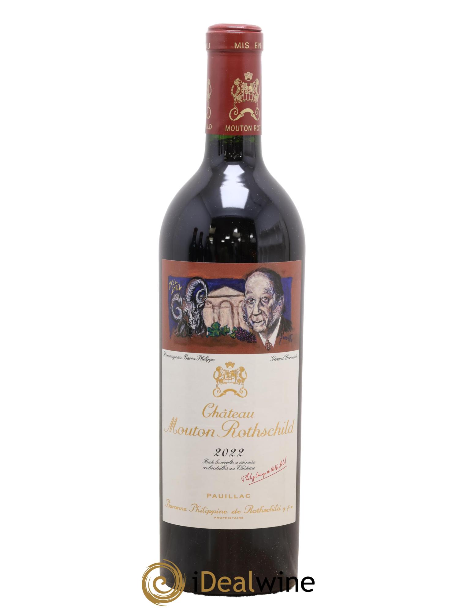 Château Mouton Rothschild 1er Grand Cru Classé 2022 - Lot of 1 bottle - 0