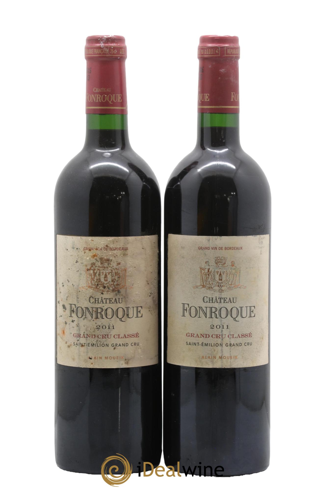 Château Fonroque Grand Cru Classé 2011 - Lot of 2 bottles - 0