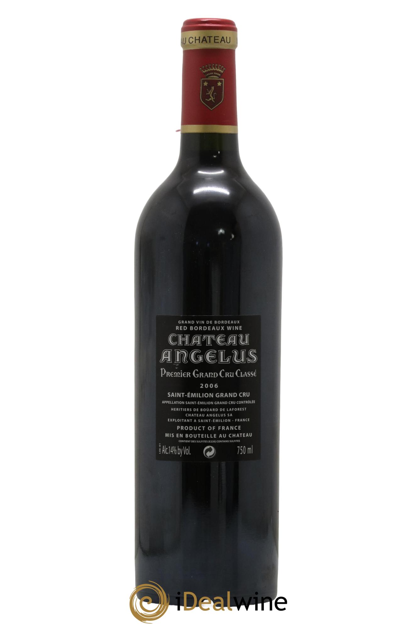 Château Angélus 1er Grand Cru Classé A 2006 - Lot of 1 bottle - 1