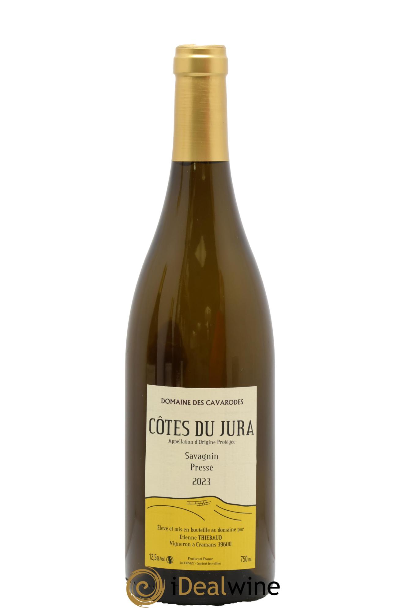Côtes du Jura Savagnin pressé Cavarodes (Domaine des) - Etienne Thiébaud 2023 - Lotto di 1 bottiglia - 0
