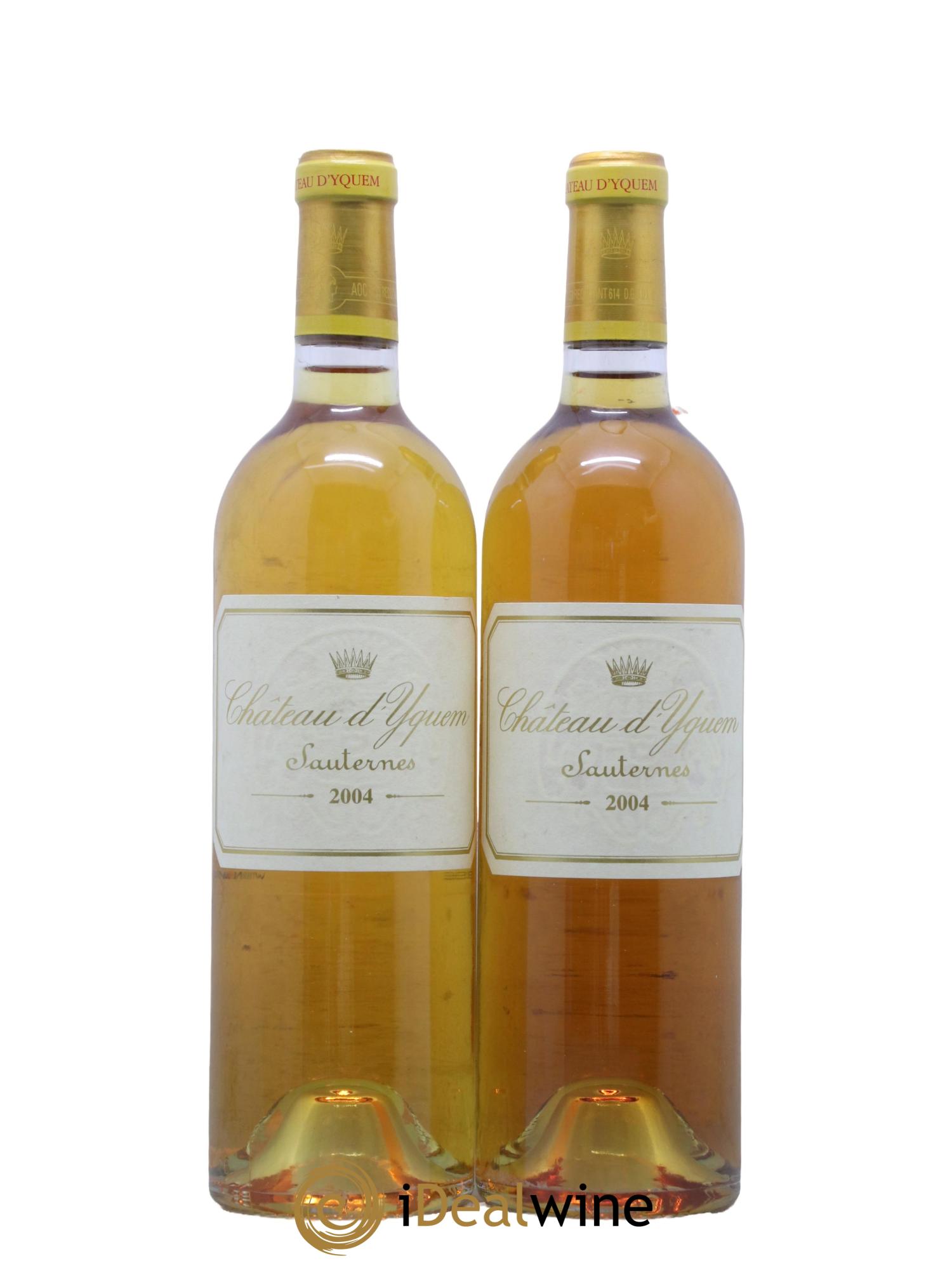 Château d' Yquem 1er Cru Classé Supérieur 2004 - Lot of 2 bottles - 0