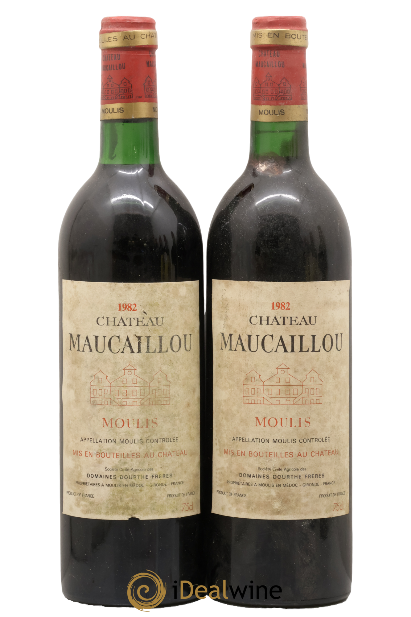 Château Maucaillou 1982 - Lot of 2 bottles - 0