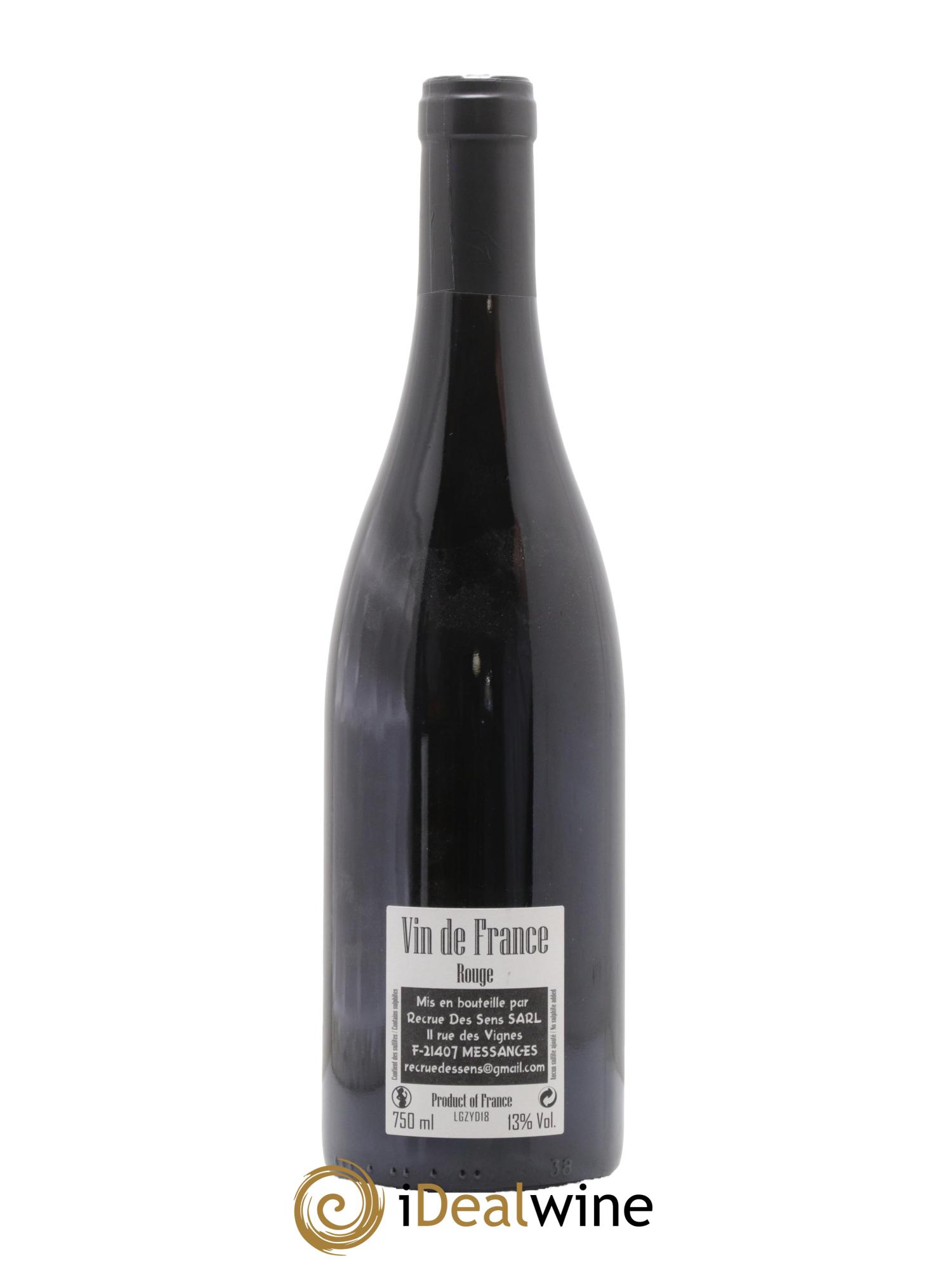 Vin de France La Gouzotte Domaine Yann Durieux Recrue des Sens 2018 - Lot de 1 bouteille - 1