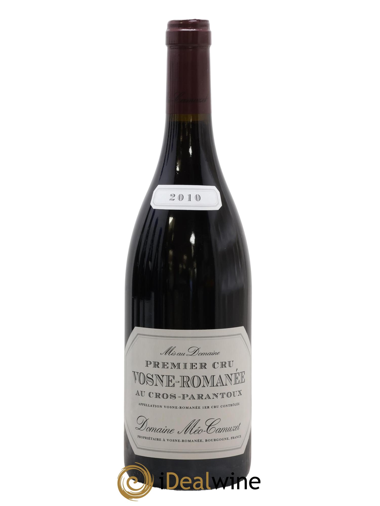 Vosne-Romanée 1er Cru Au Cros Parantoux Méo-Camuzet (Domaine) 2010 - Lot de 1 bouteille - 0