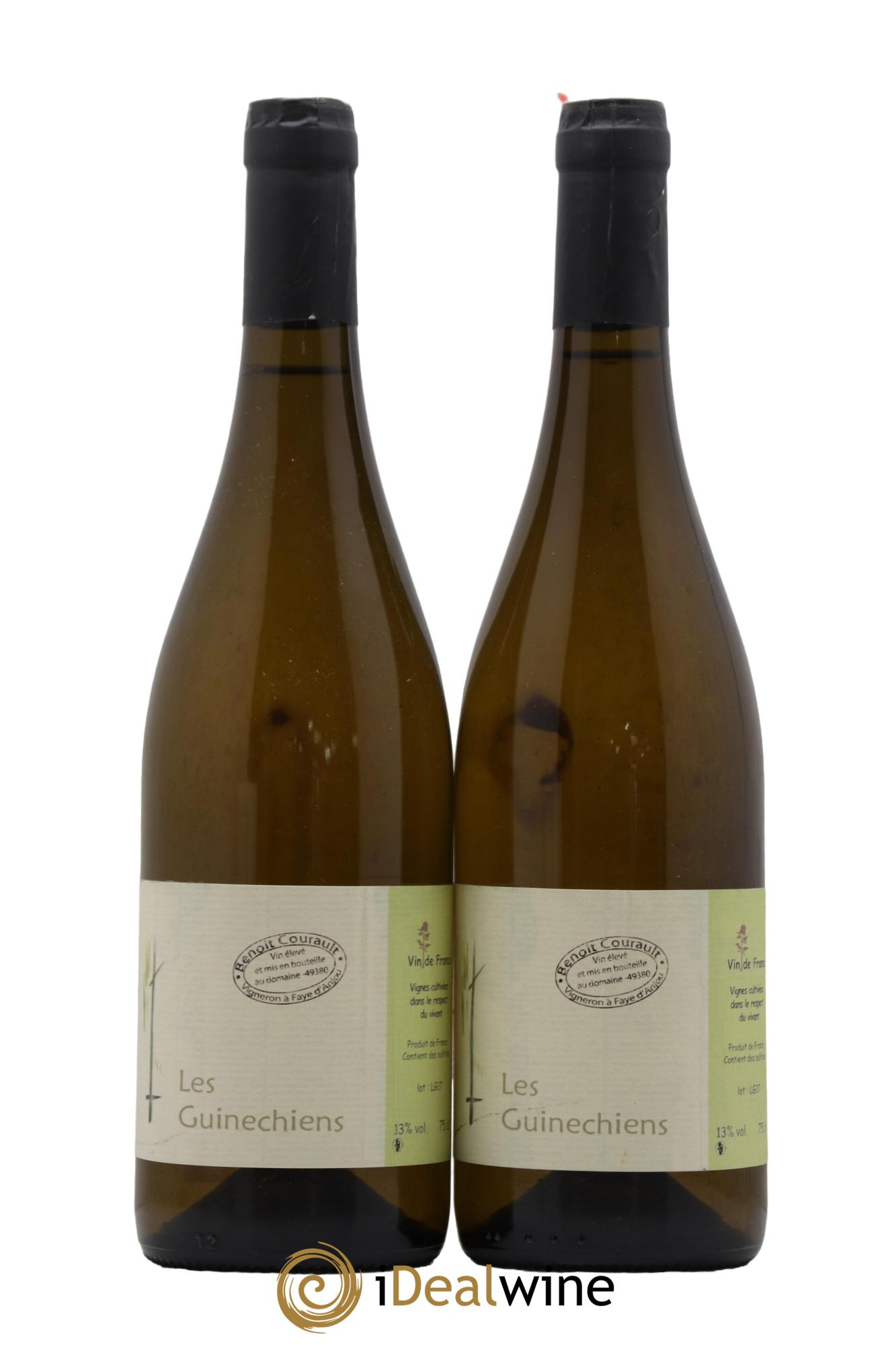 Vin de France Les Guinechiens Benoit Courault 2017 - Lot de 2 bouteilles - 0