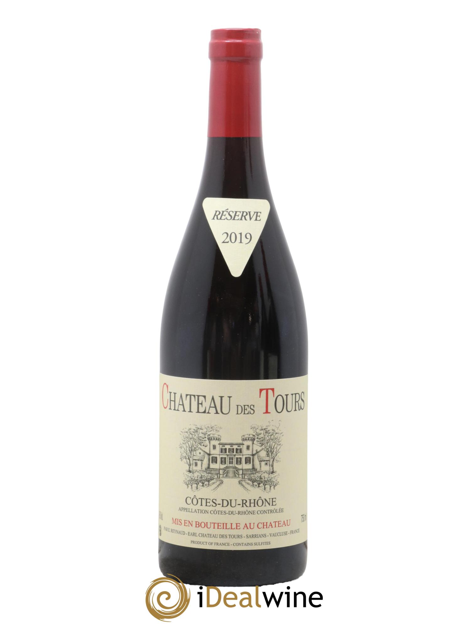 Côtes-du-Rhône Château des Tours Emmanuel Reynaud 2019 - Lot de 1 bouteille - 0