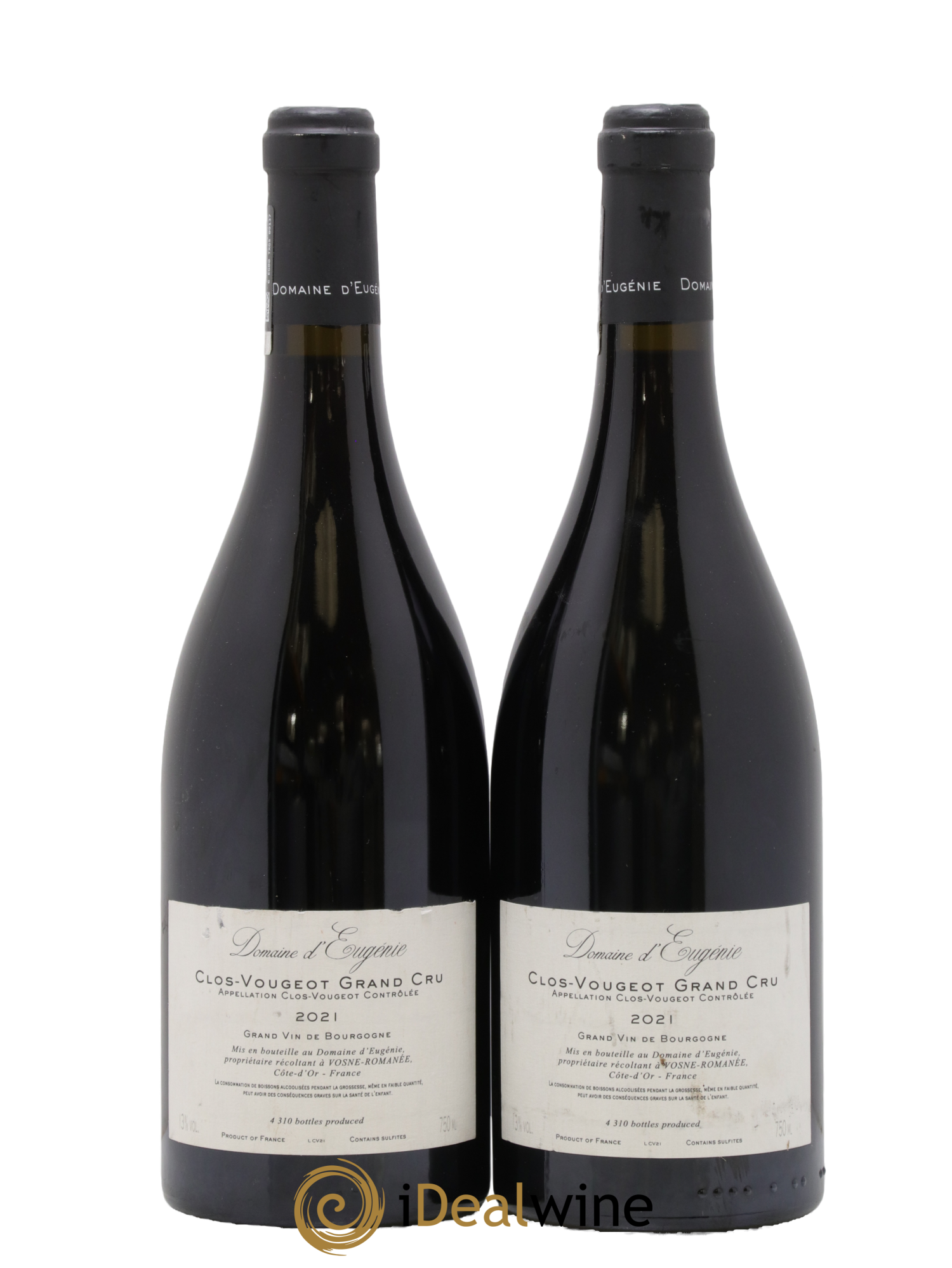 Clos de Vougeot Grand Cru Domaine René Engel - Domaine Eugénie 2021 - Lot de 2 bouteilles - 1