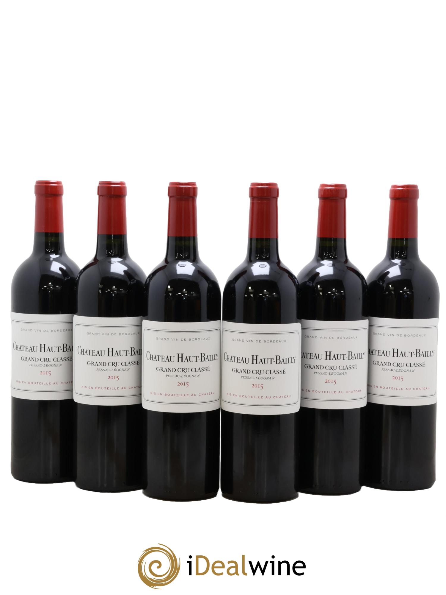 Château Haut-Bailly Cru Classé de Graves  2015 - Lot de 6 bouteilles - 0