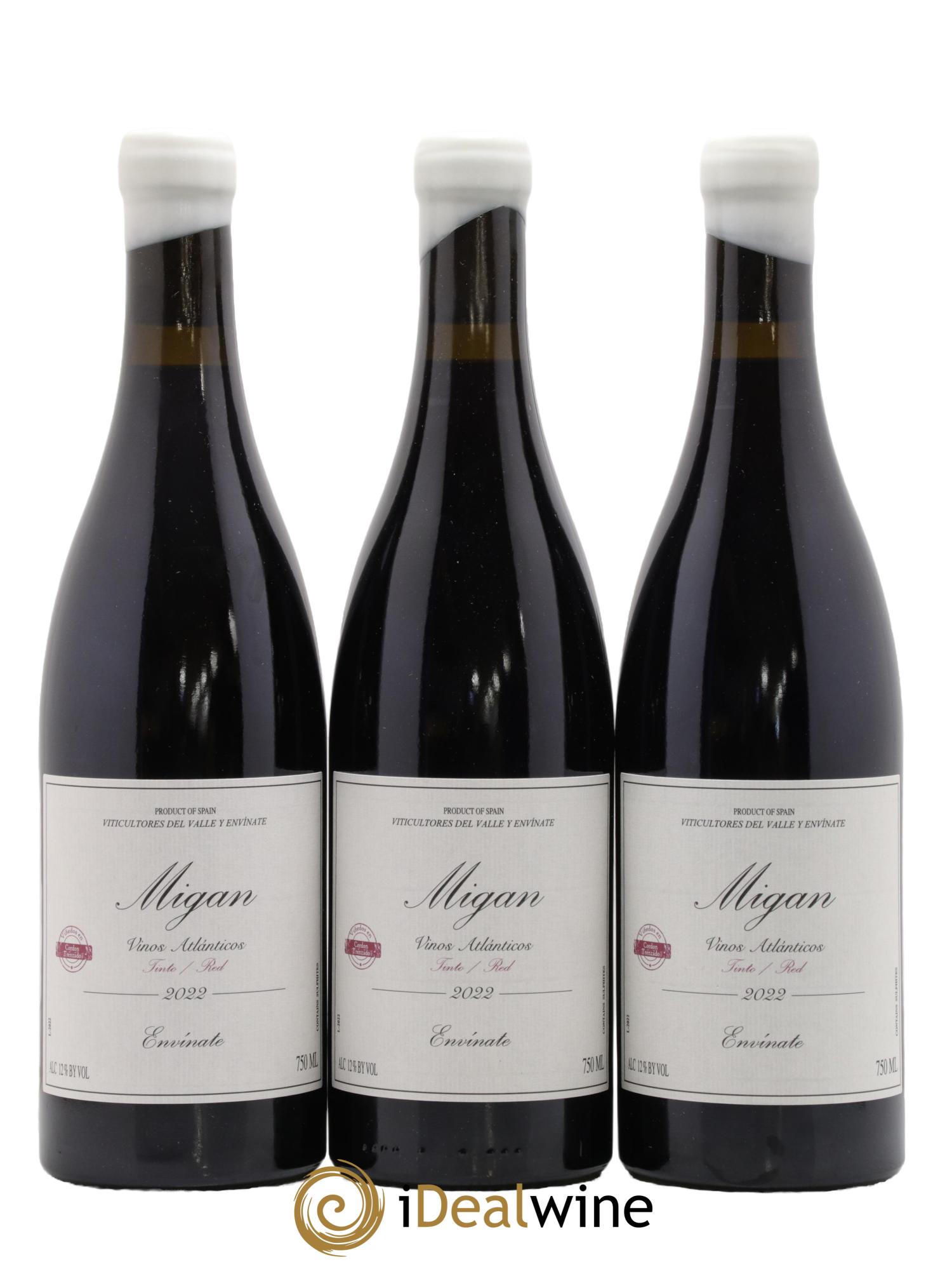 Vinos Atlanticos - Islas Canarias Migan Envinate 2022 - Lot de 3 bouteilles - 0