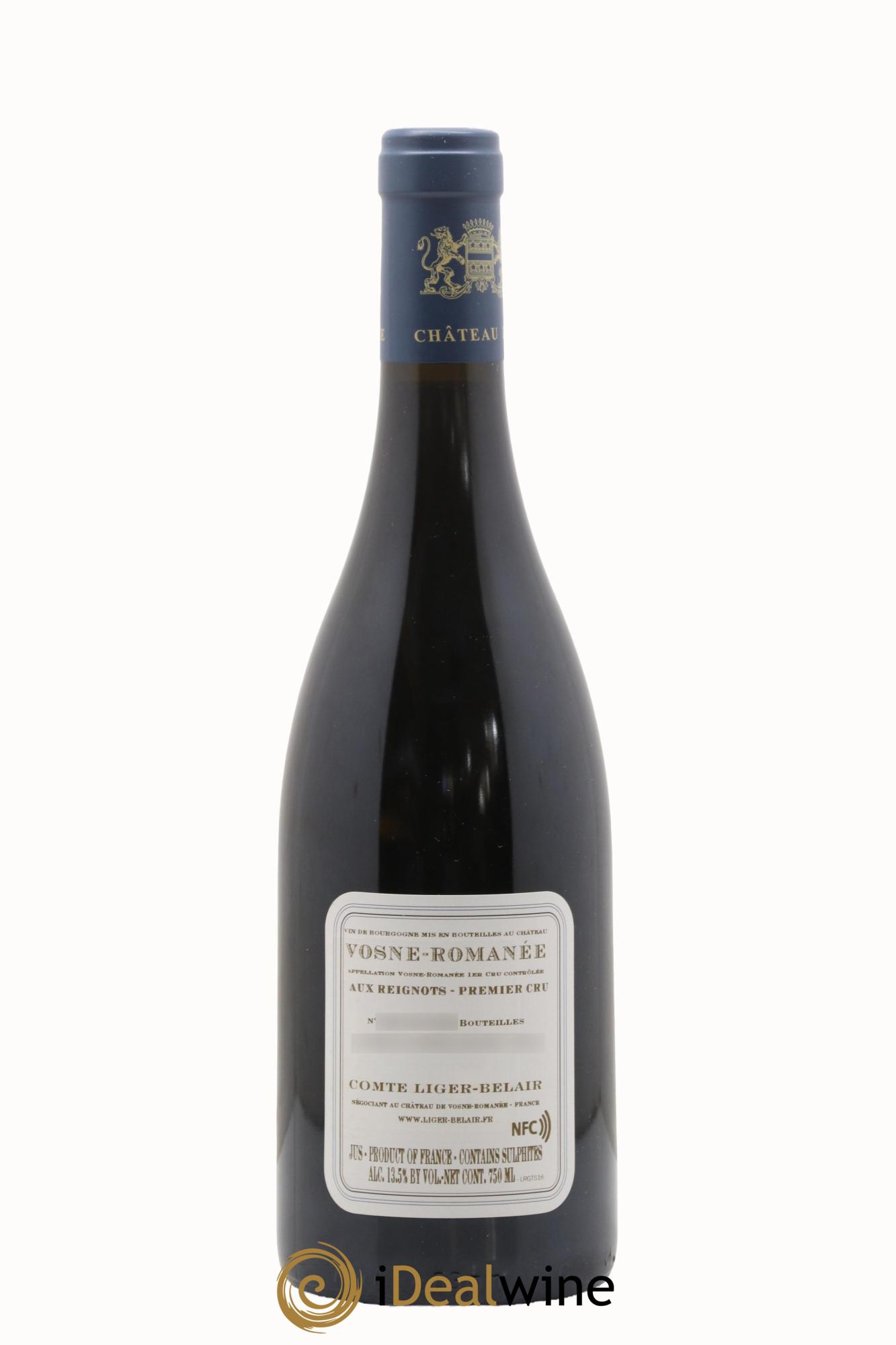 Vosne-Romanée 1er Cru Aux Reignots Ch. de Vosne-Romanée Comte Liger-Belair (Domaine du) 2016 - Lot de 1 bouteille - 1