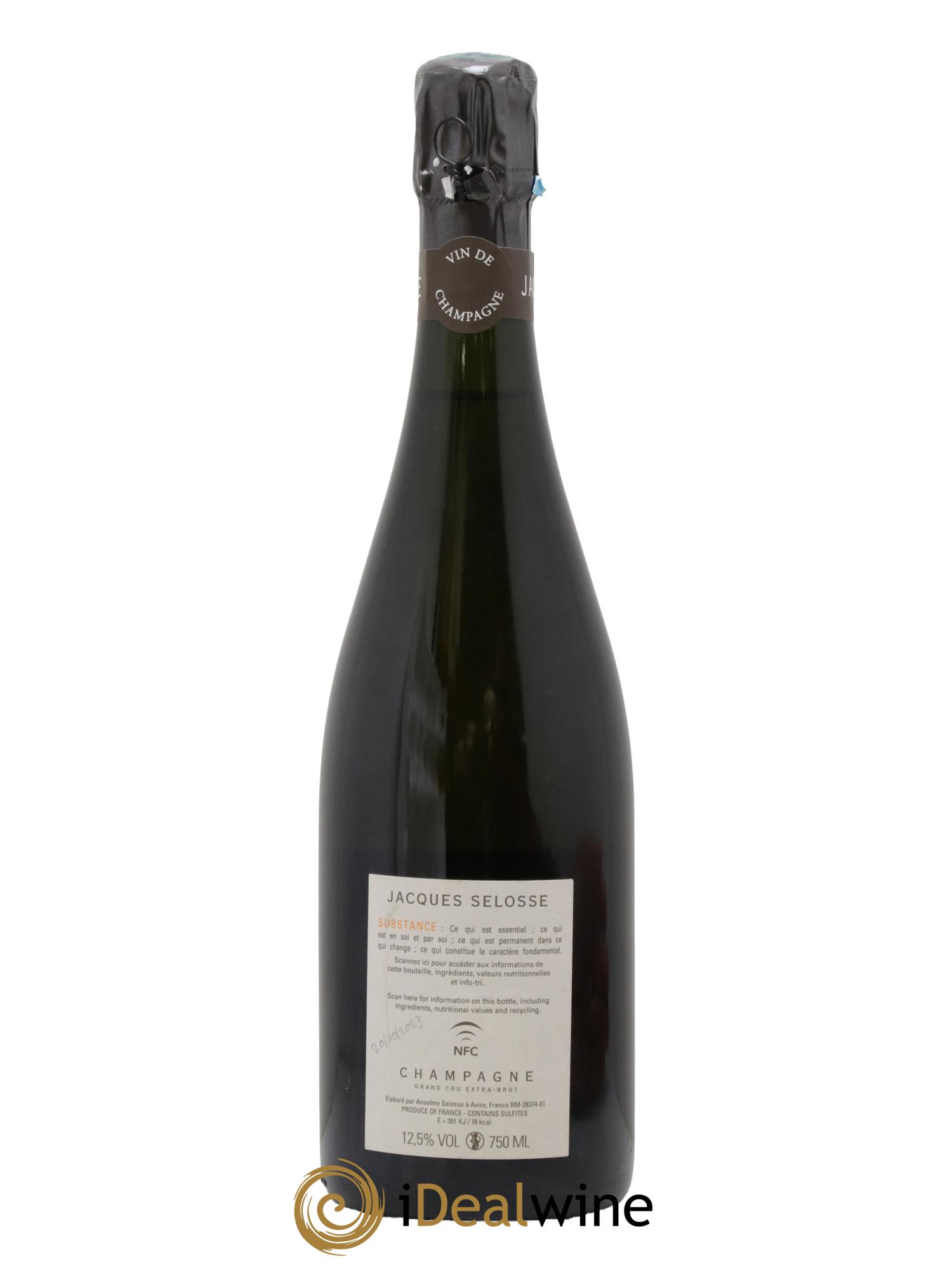 Substance Jacques Selosse - Lotto di 1 bottiglia - 1