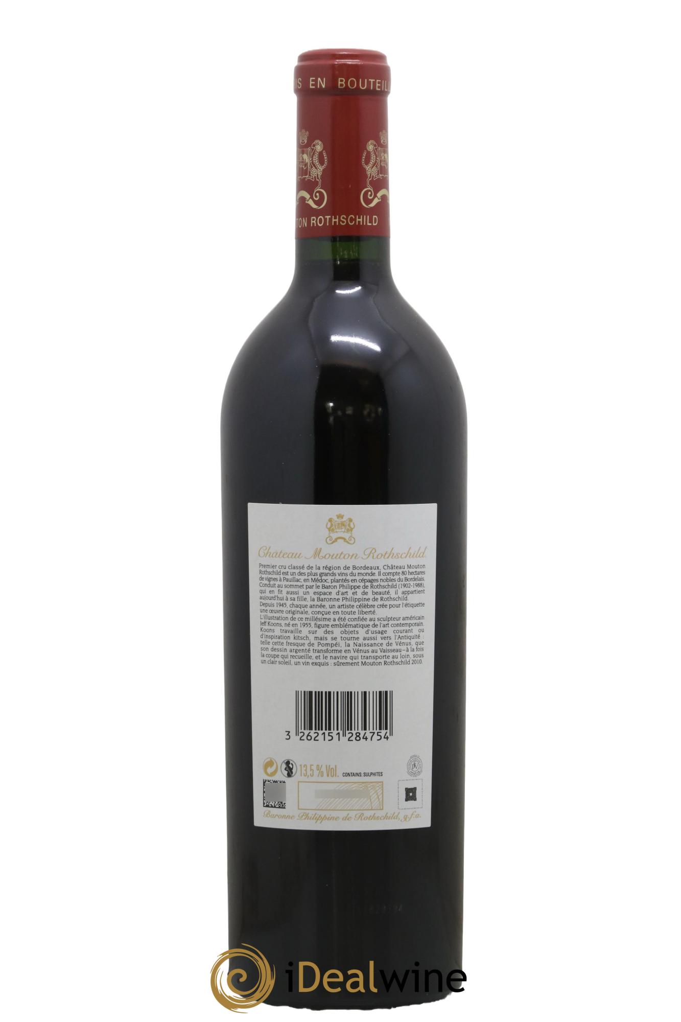 Château Mouton Rothschild 1er Grand Cru Classé 2010 - Lot of 1 bottle - 2
