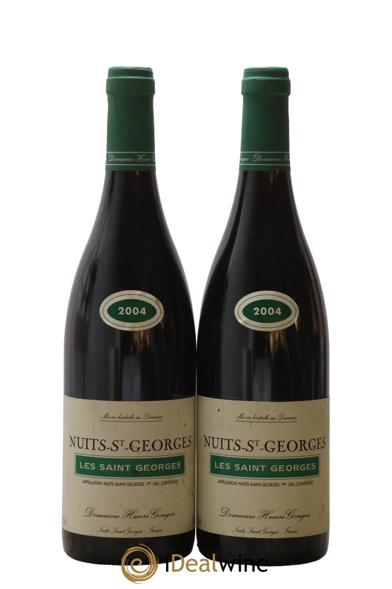 Nuits-Saint-Georges 1er Cru Les Saints Georges Henri Gouges 2004 - Lot de 2 bouteilles - 0