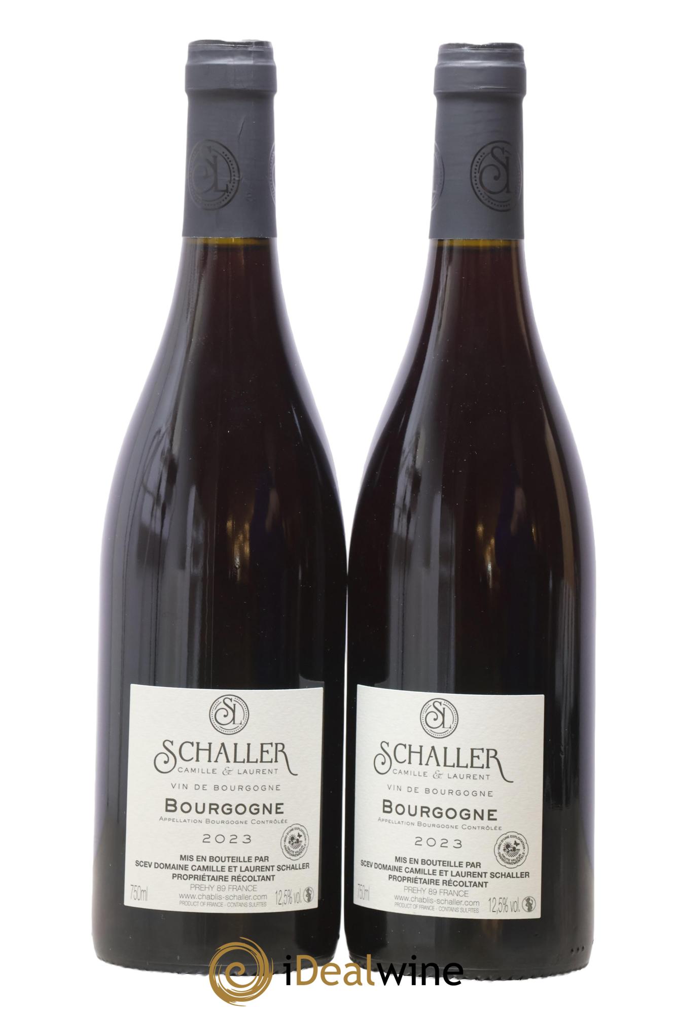 Bourgogne Pinot Noir Camille & Laurent Schaller 2023 - Lotto di 2 bottiglie - 1