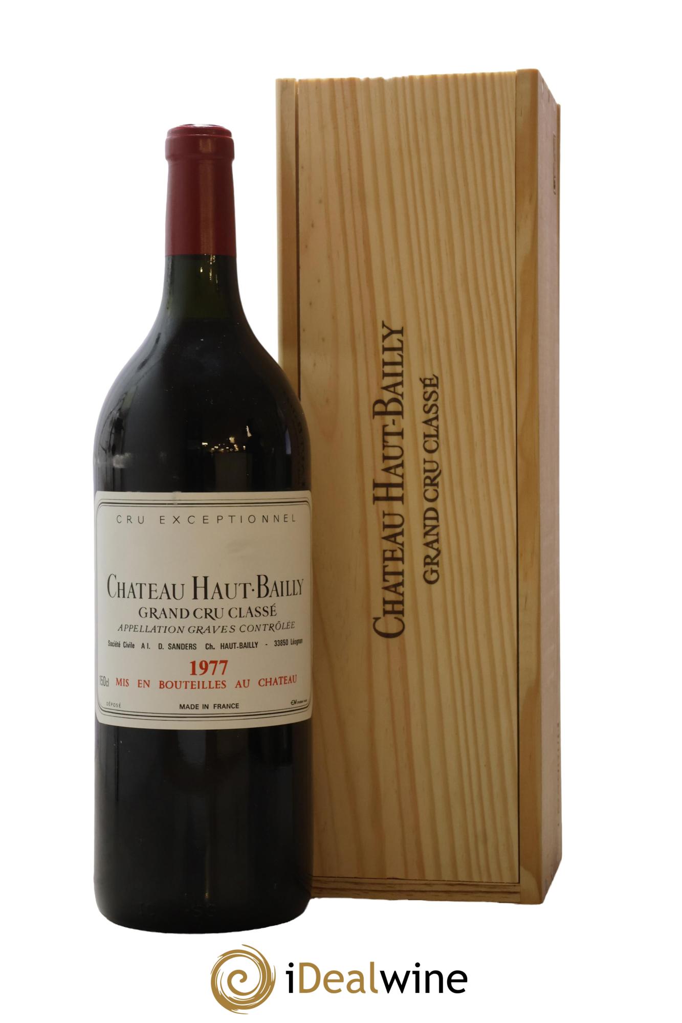 Château Haut-Bailly Cru Classé de Graves  1977 - Lot de 1 magnum - 1