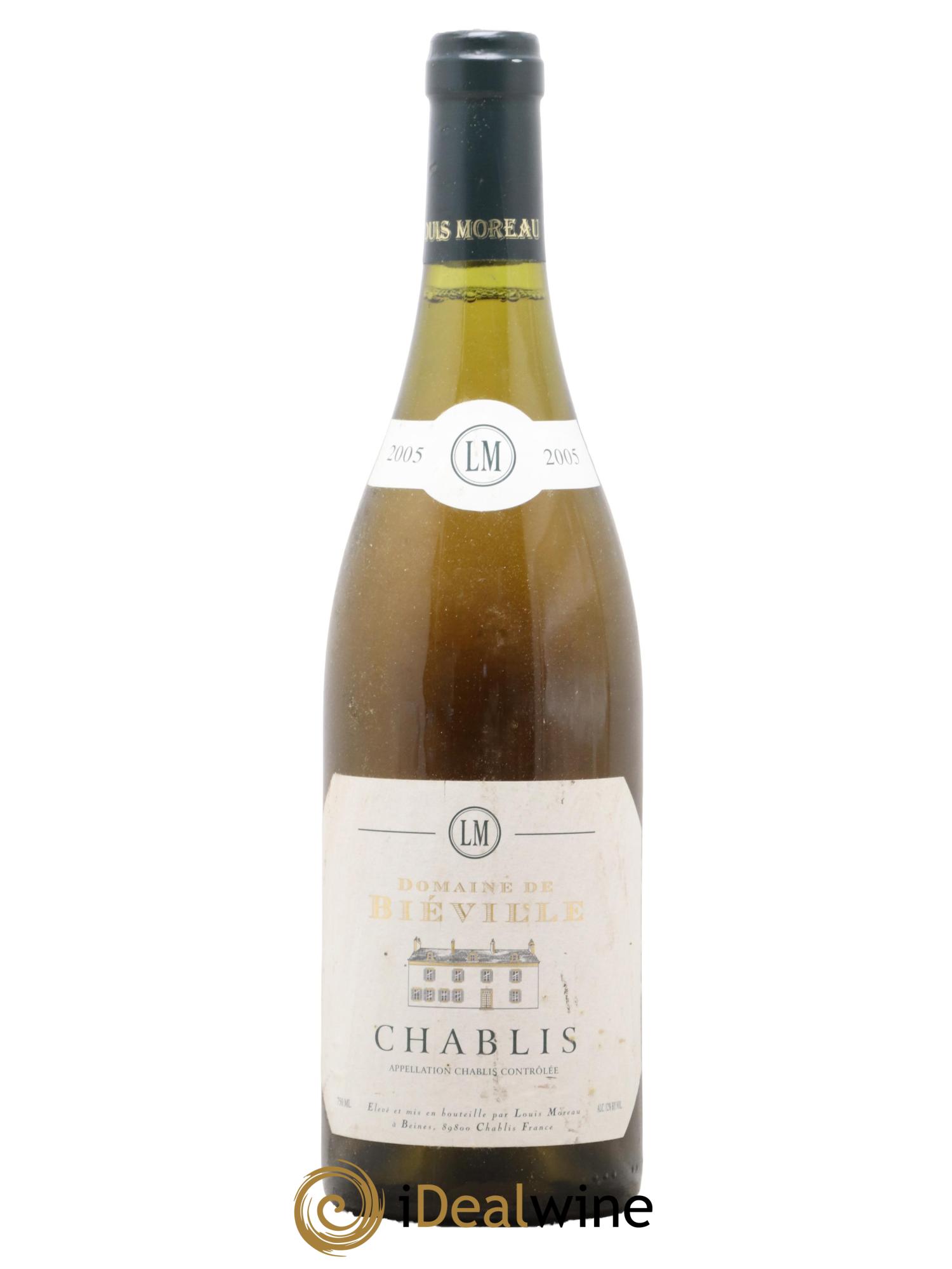 Chablis Domaine Bieville Louis Moreau 2005 - Lot de 1 bouteille - 0