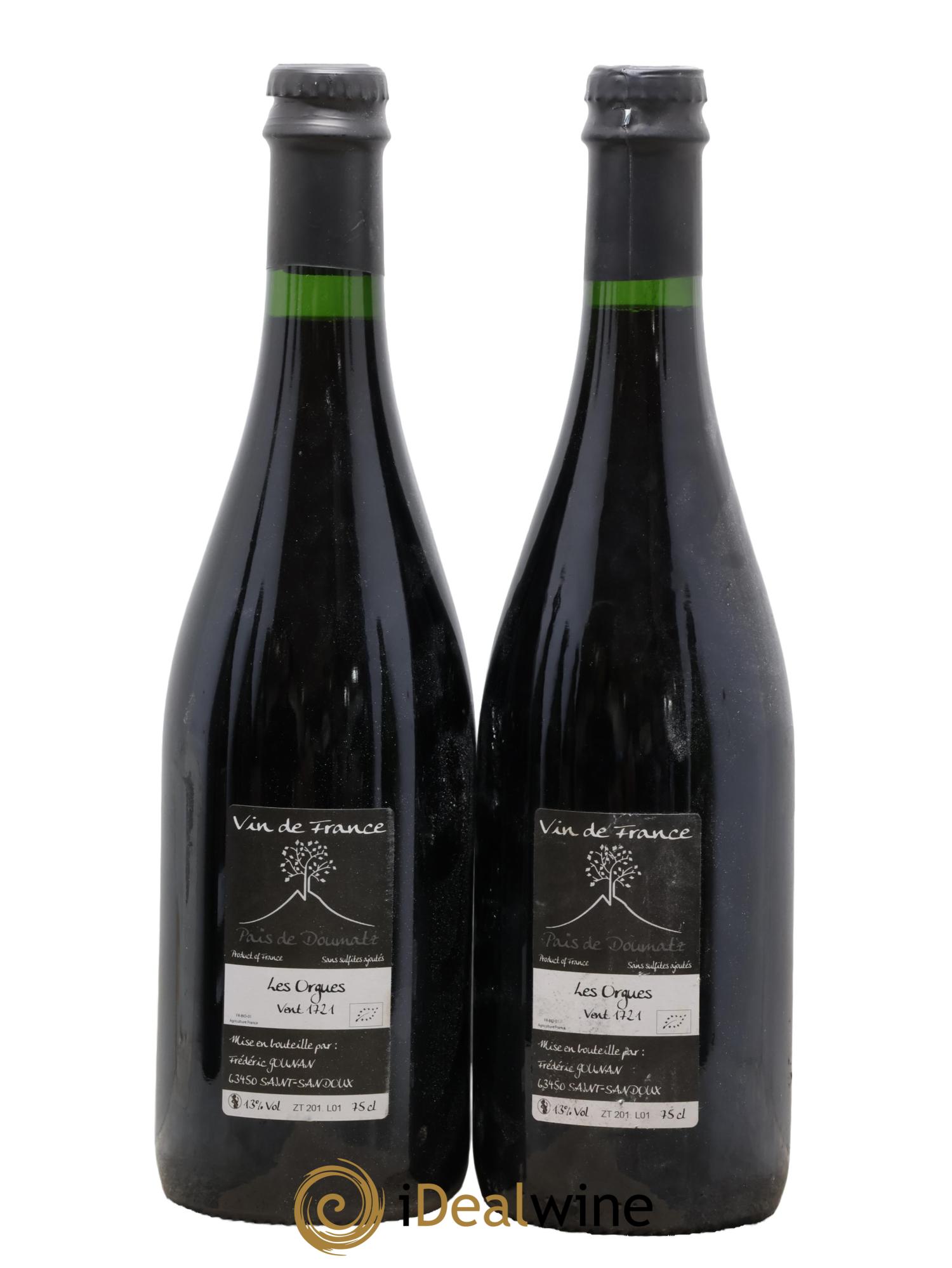 Vin de France Les Orgues Vignoble de l'Arbre Blanc 2017 - Lotto di 2 bottiglie - 1