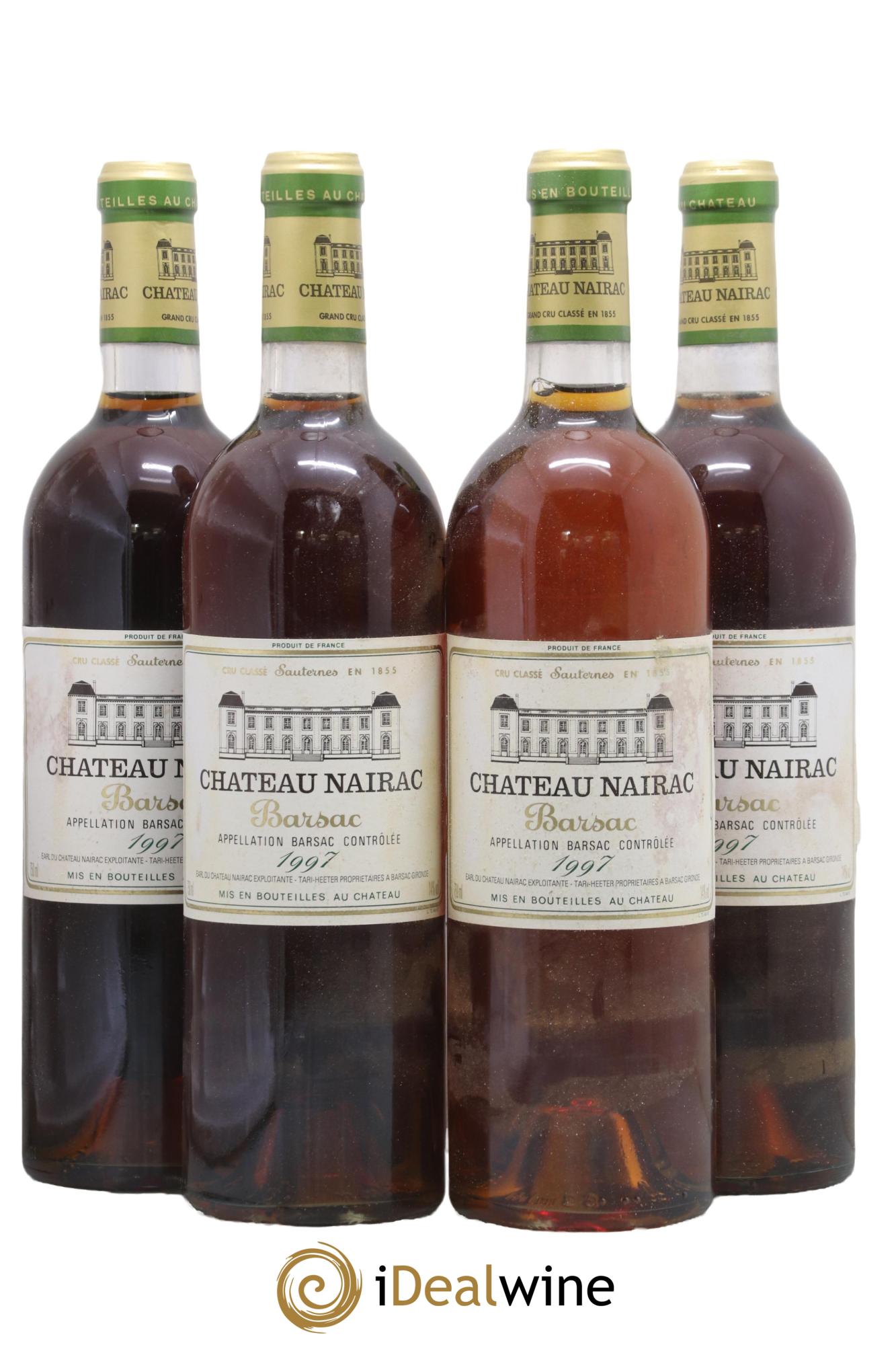 Château Nairac 2ème Grand Cru Classé 1997 - Lot of 4 bottles - 0