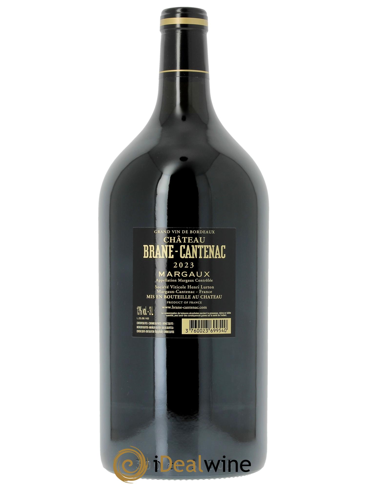 Château Brane Cantenac 2ème Grand Cru Classé  2023 - Lotto di 1 jéroboam - 2