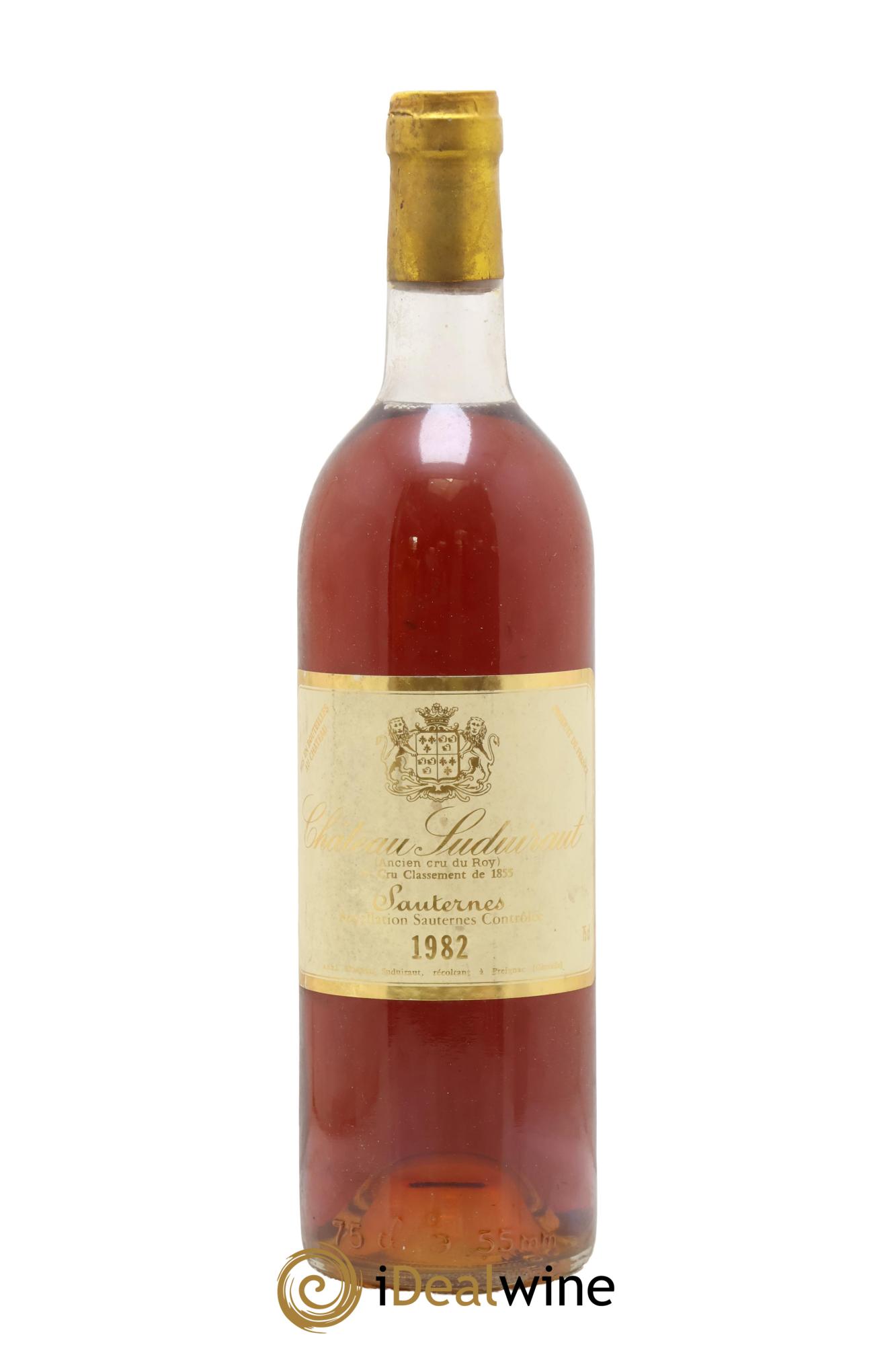 Château Suduiraut 1er Grand Cru Classé 1982 - Posten von 1 Flasche - 0