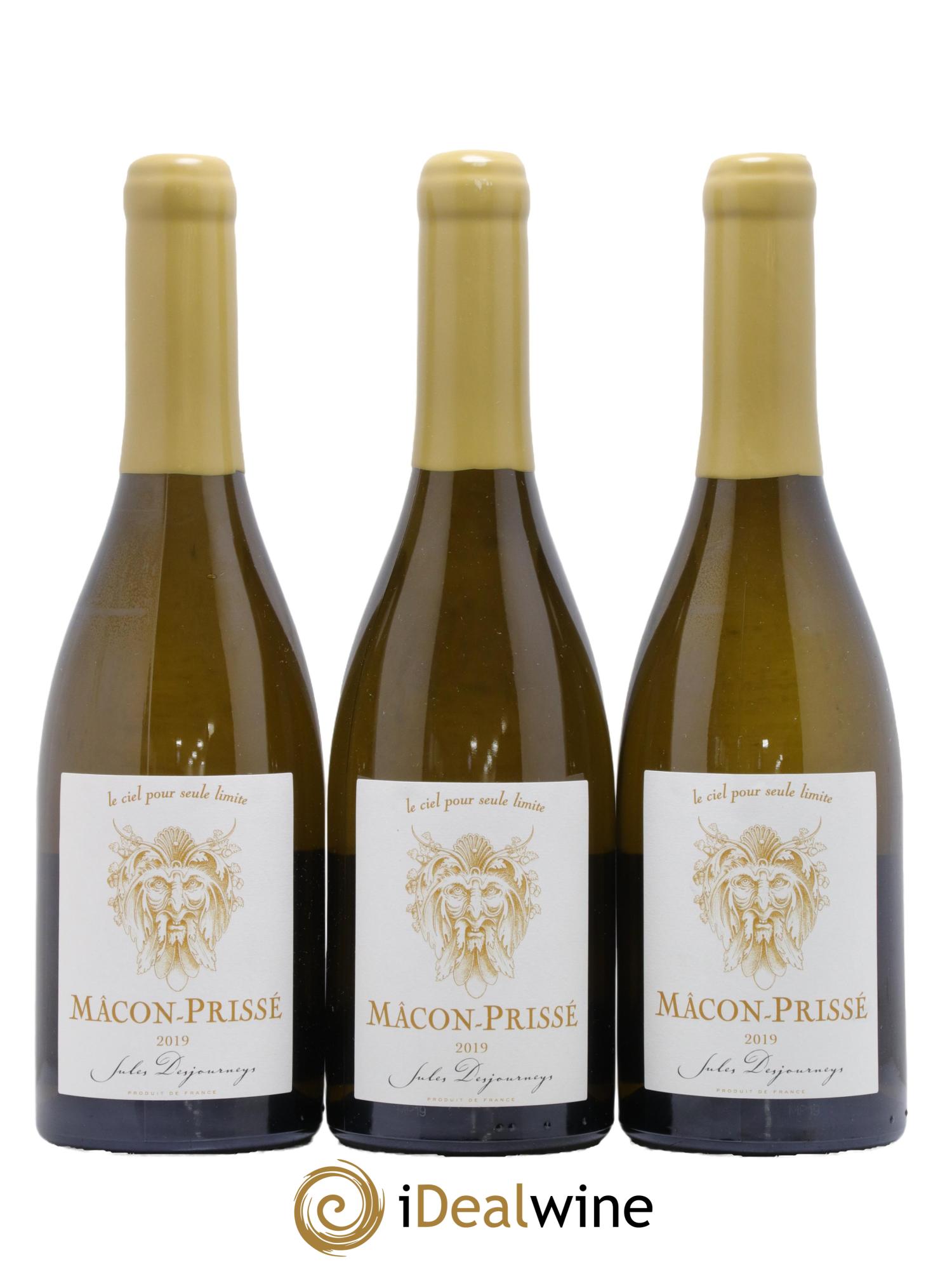 Mâcon-Prissé En Chailloux Jules Desjourneys 2019 - Lot de 3 bouteilles - 0