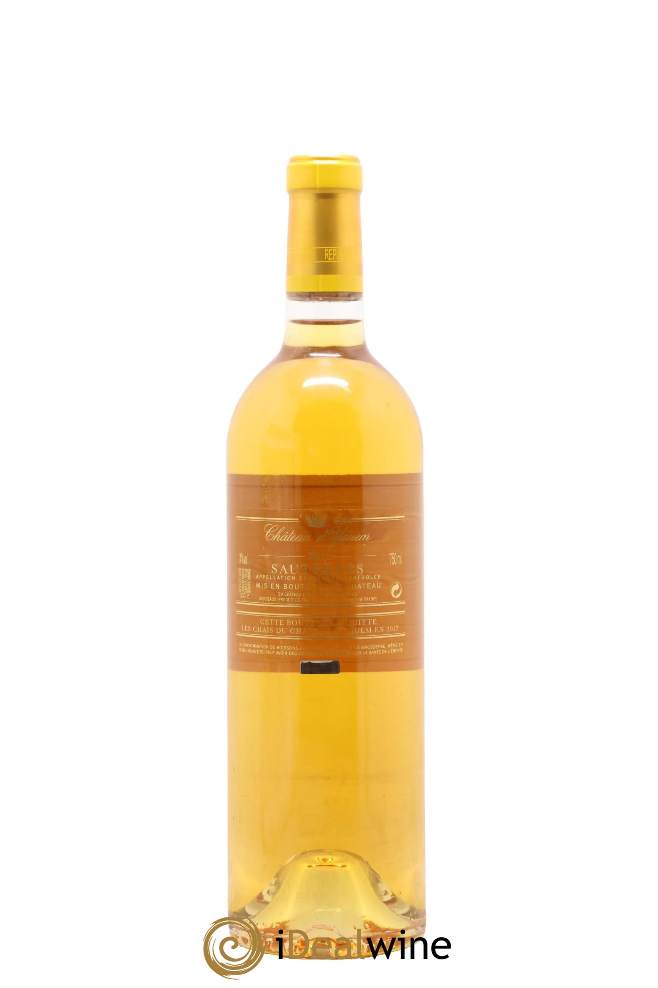 Château d' Yquem 1er Cru Classé Supérieur 2015 - Lot of 1 bottle - 1