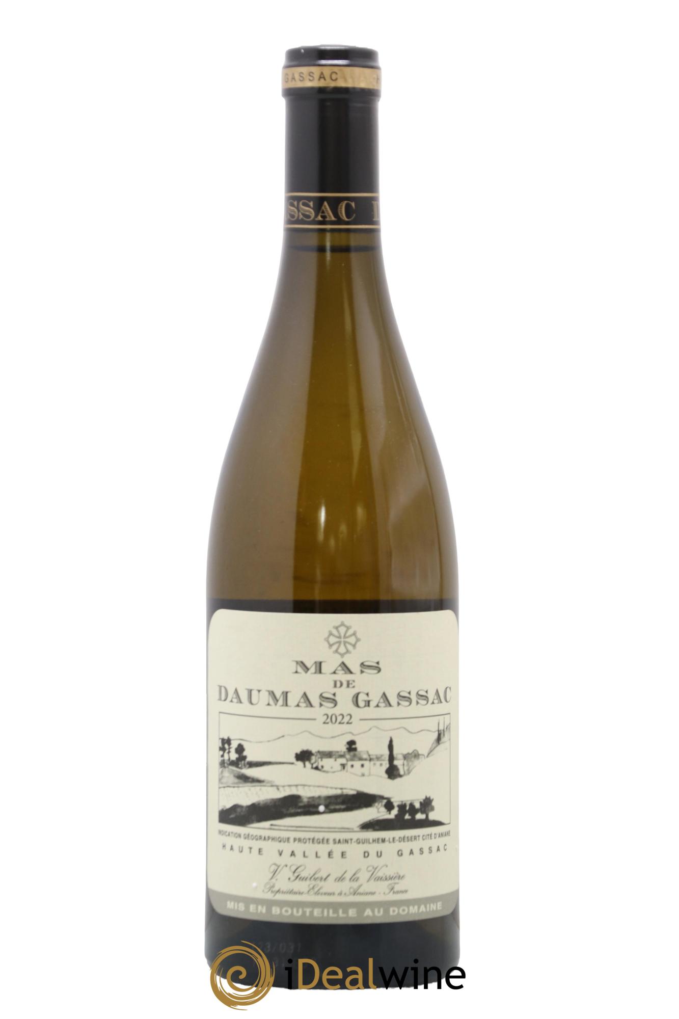Saint-Guilhem-le-Désert - Cité d'Aniane Mas Daumas Gassac Famille Guibert de La Vaissière 2022 - Lot of 1 bottle - 0