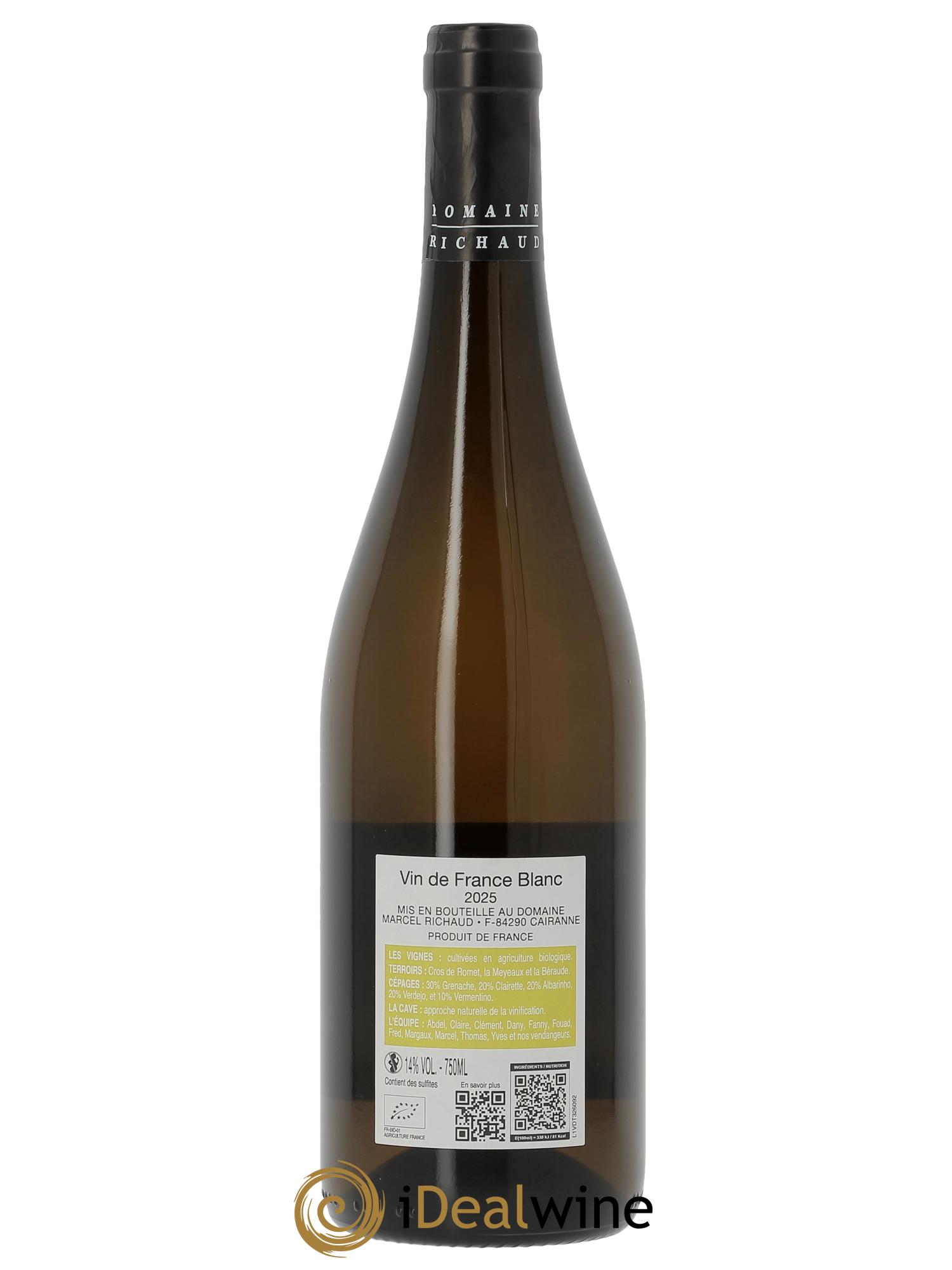 Vin de France Vin de France A la source Marcel Richaud  2025 - Posten von 1 Flasche - 1