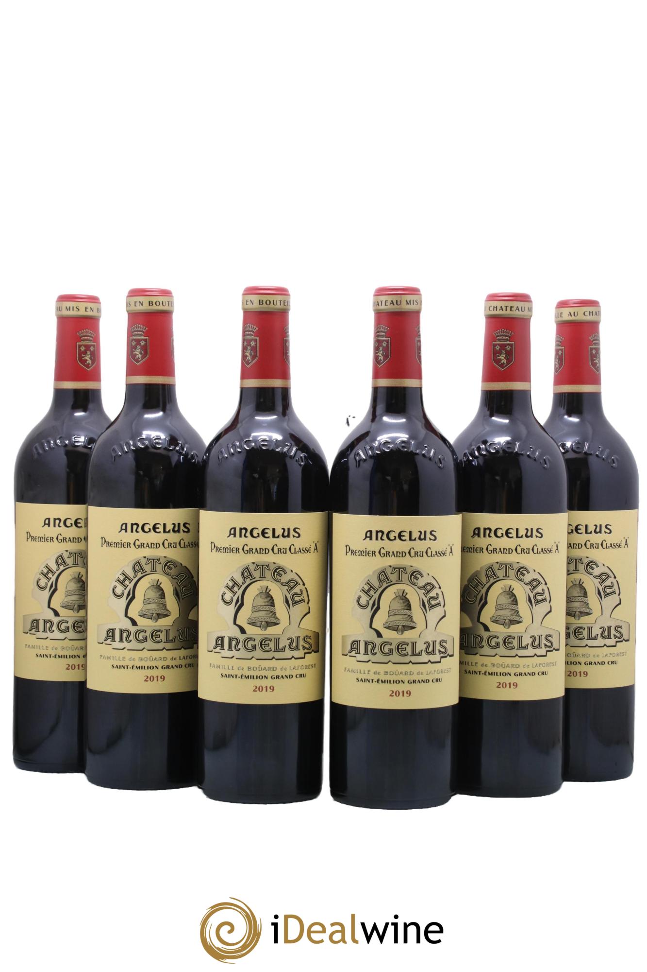 Château Angélus 1er Grand Cru Classé A 2019 - Lotto di 6 bottiglie - 0