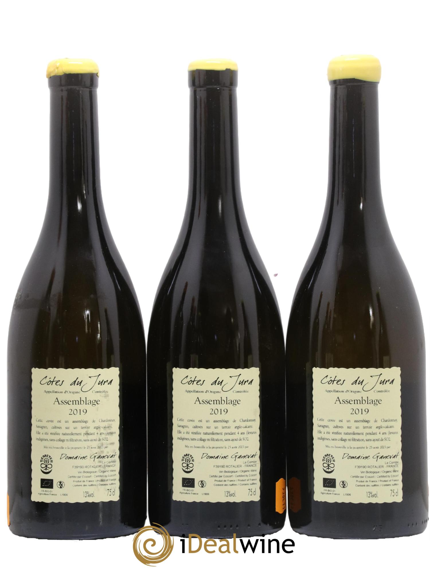 Côtes du Jura Cuvée Orégane Jean-François Ganevat (Domaine) 2019 - Lot de 3 bouteilles - 1