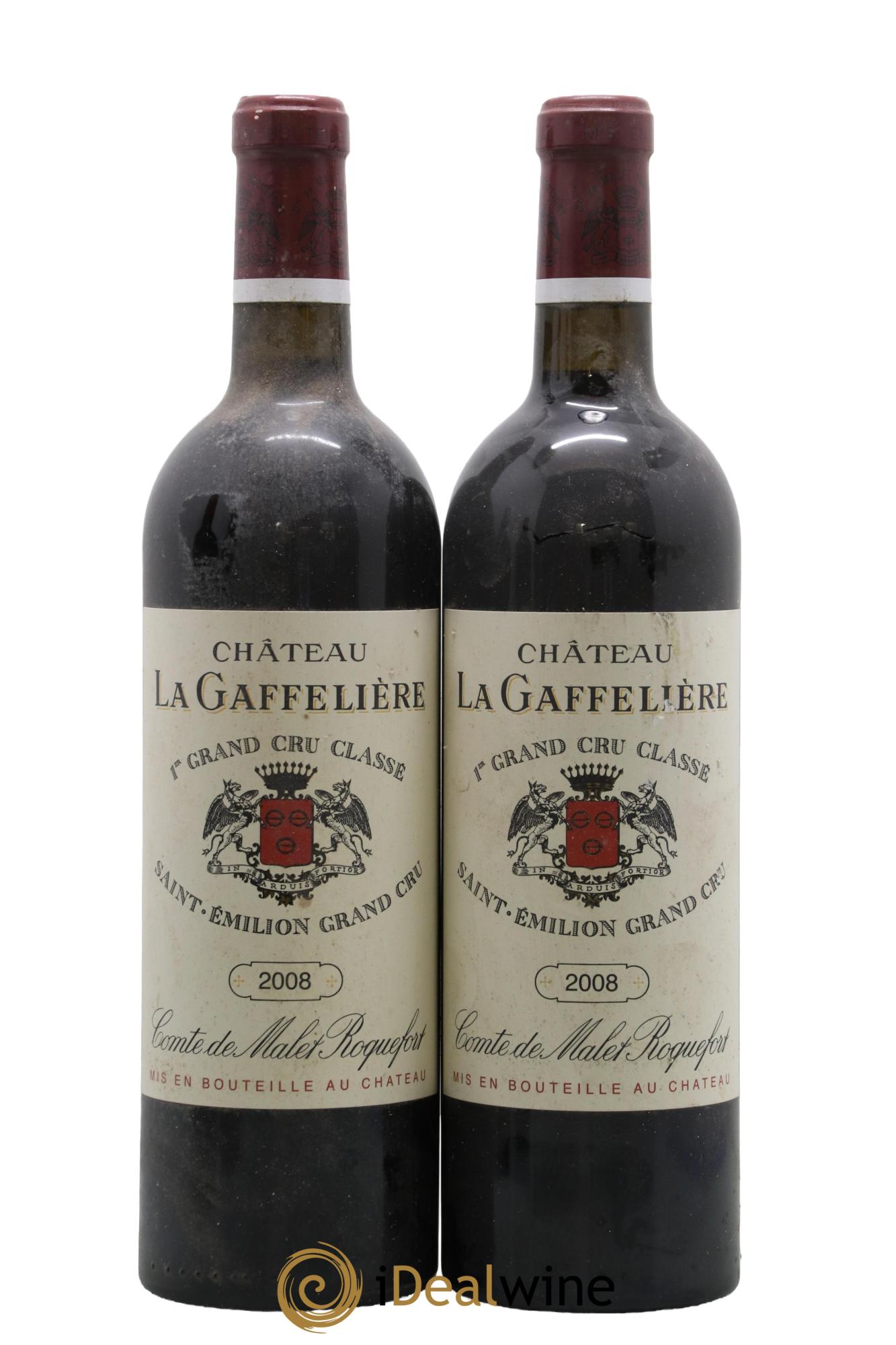 Château la Gaffelière 1er Grand Cru Classé B 2008 - Lot de 2 bouteilles - 0