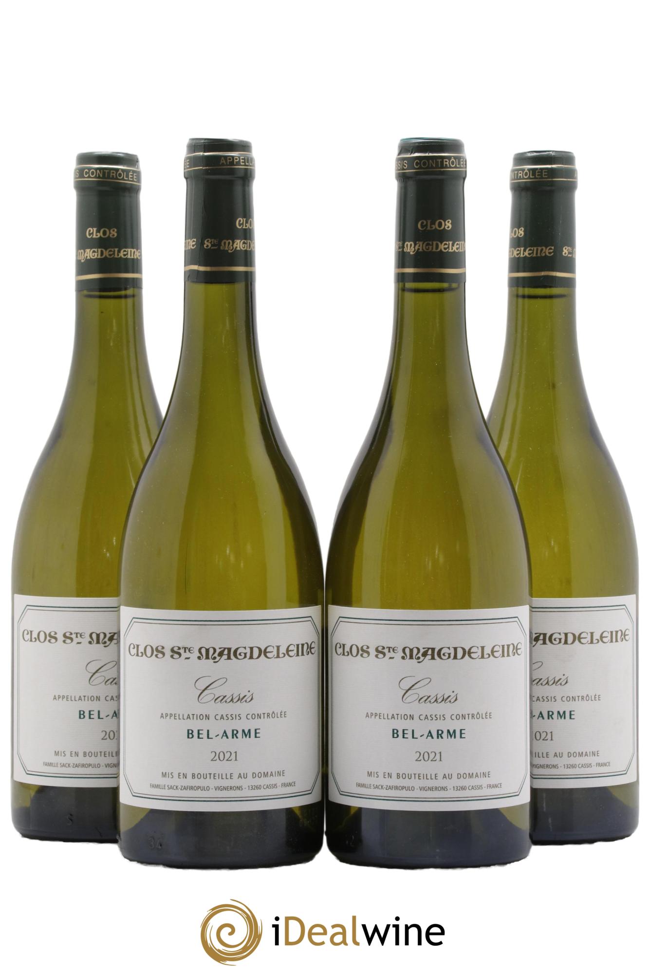 Cassis Bel Arme Clos Sainte Magdeleine 2021 - Lot de 4 bouteilles - 0