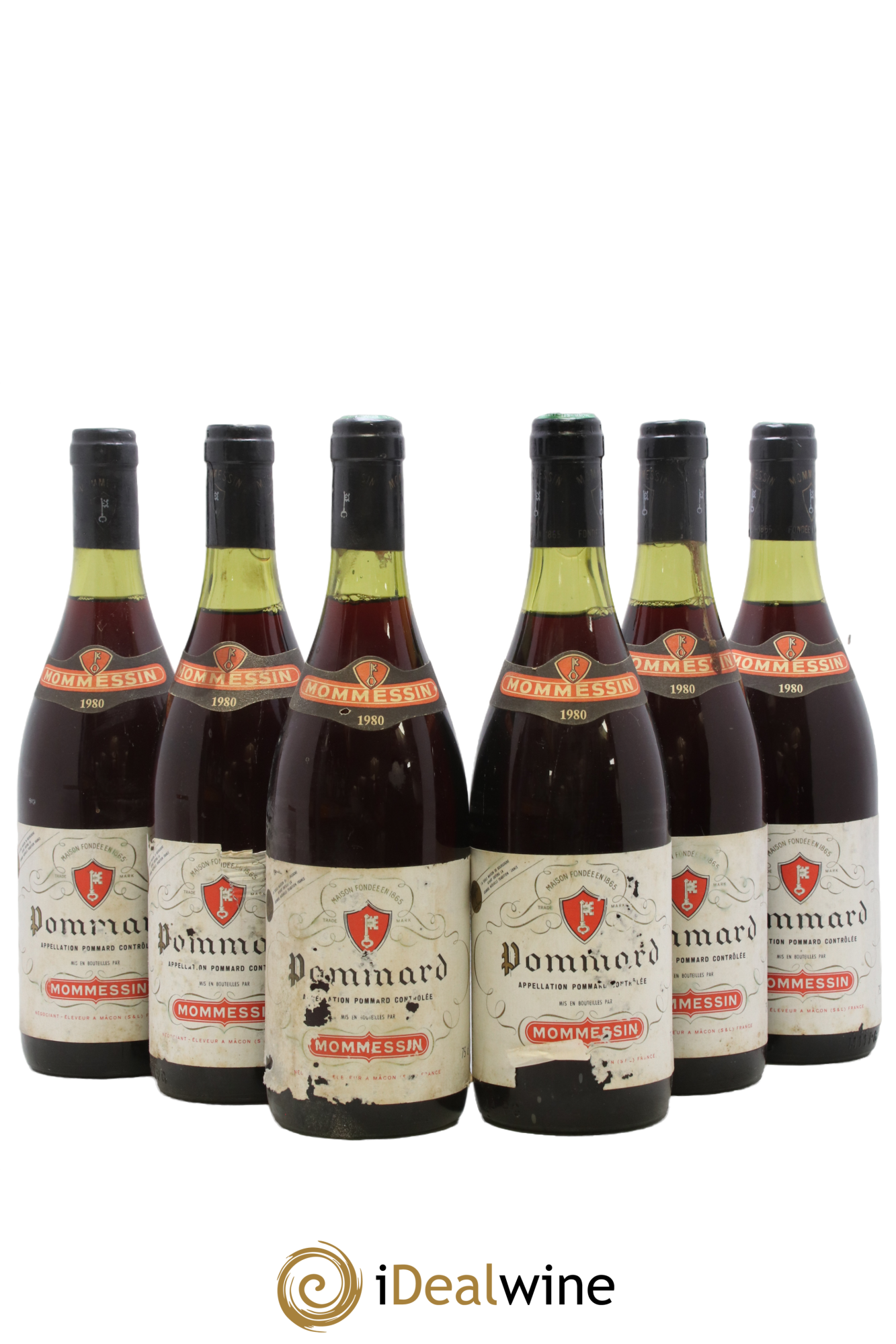Pommard Mommessin 1980 - Lot de 6 bouteilles - 0