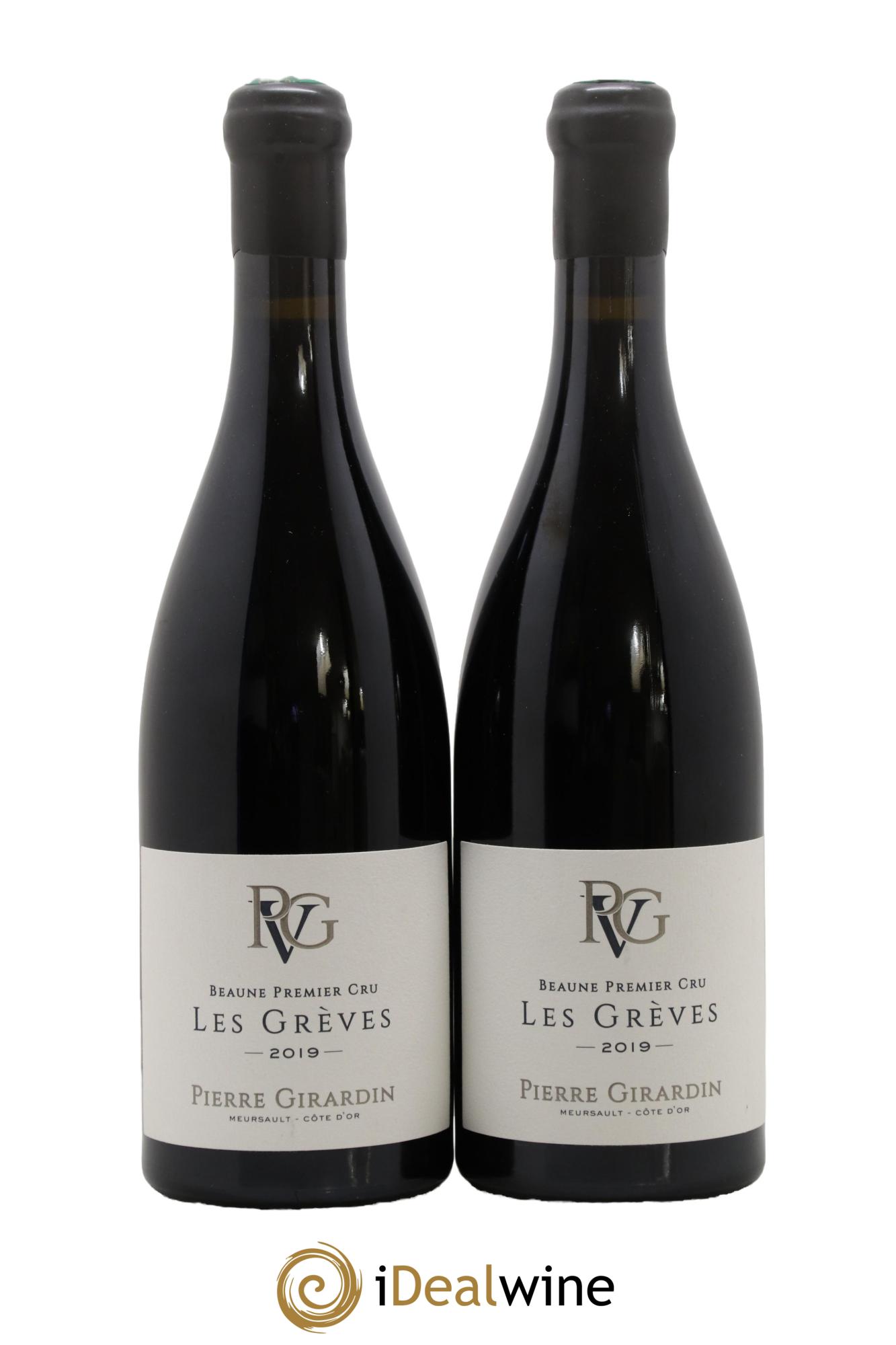 Beaune 1er Cru Les Grèves Pierre Girardin 2019 - Lot de 2 bouteilles - 0
