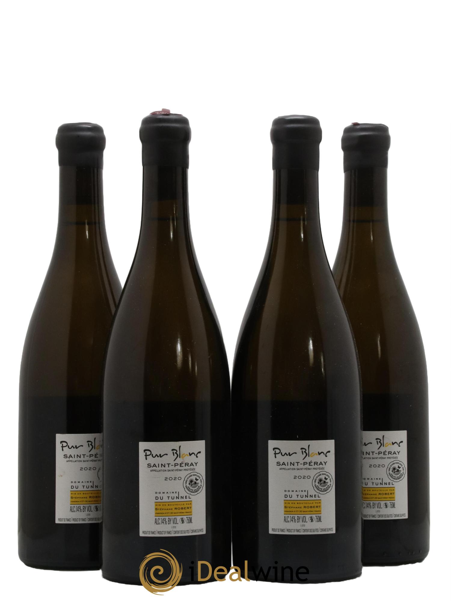Saint-Péray Pur Blanc Tunnel (Domaine du) 2020 - Posten von 4 Flaschen - 1