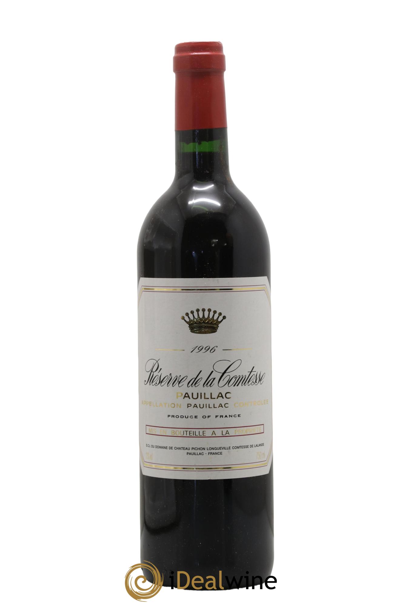 Réserve de la Comtesse Second Vin 1996 - Lot de 1 bouteille - 0
