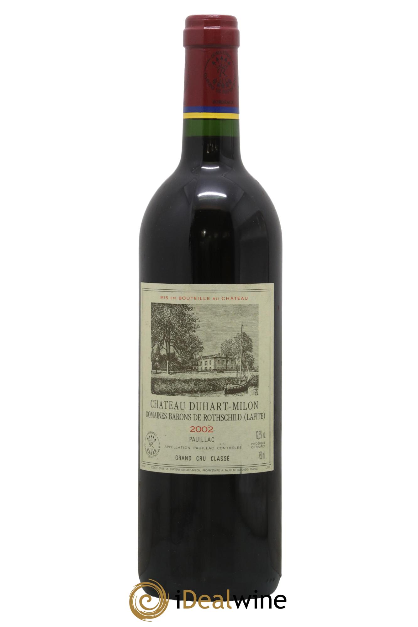 Château Duhart-Milon 4ème Grand Cru Classé 2002 - Posten von 1 Flasche - 0