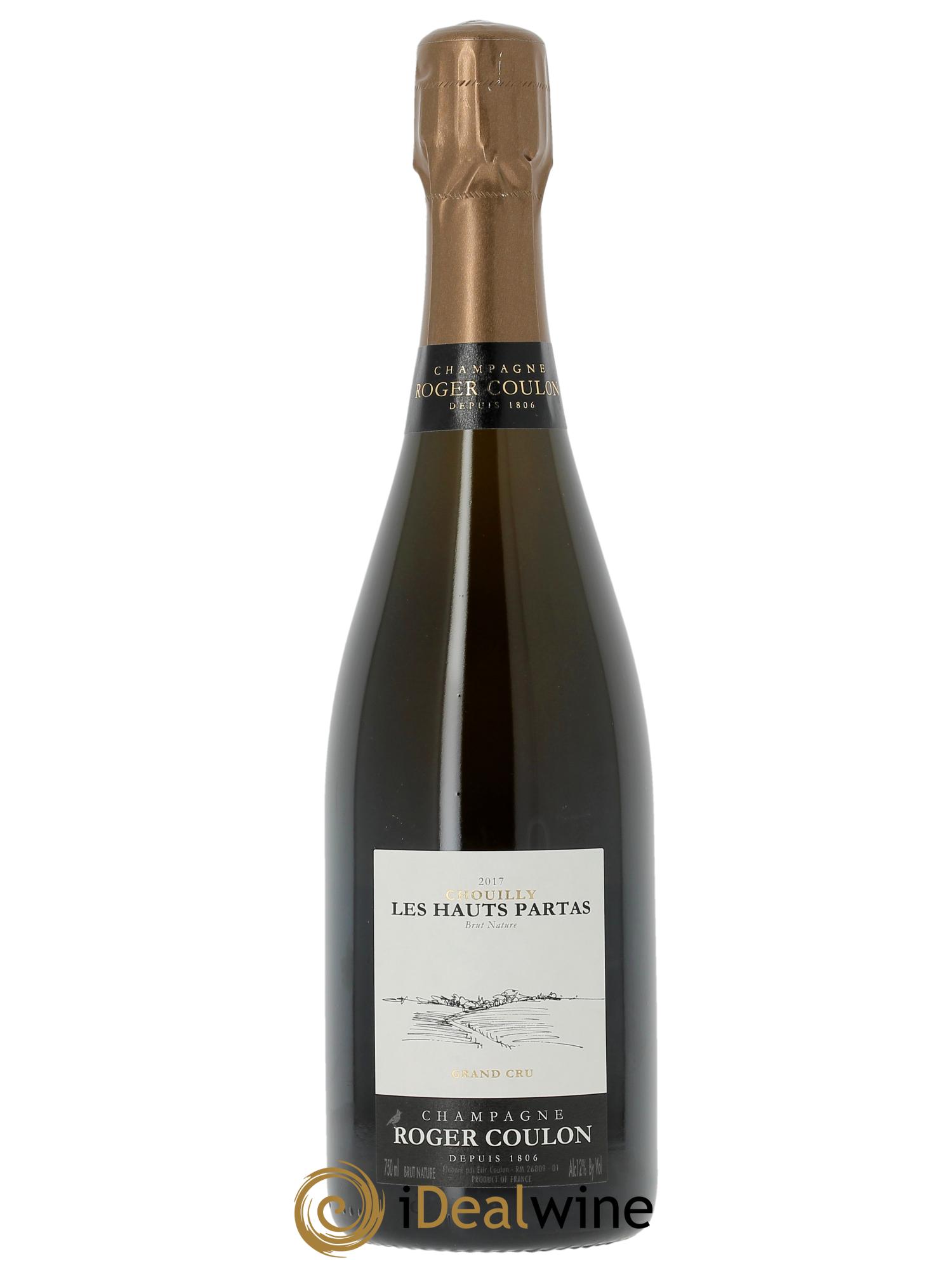 Les Haut Partas Blanc de Blancs Extra-Brut Roger Coulon  2017 - Lotto di 1 bottiglia - 0