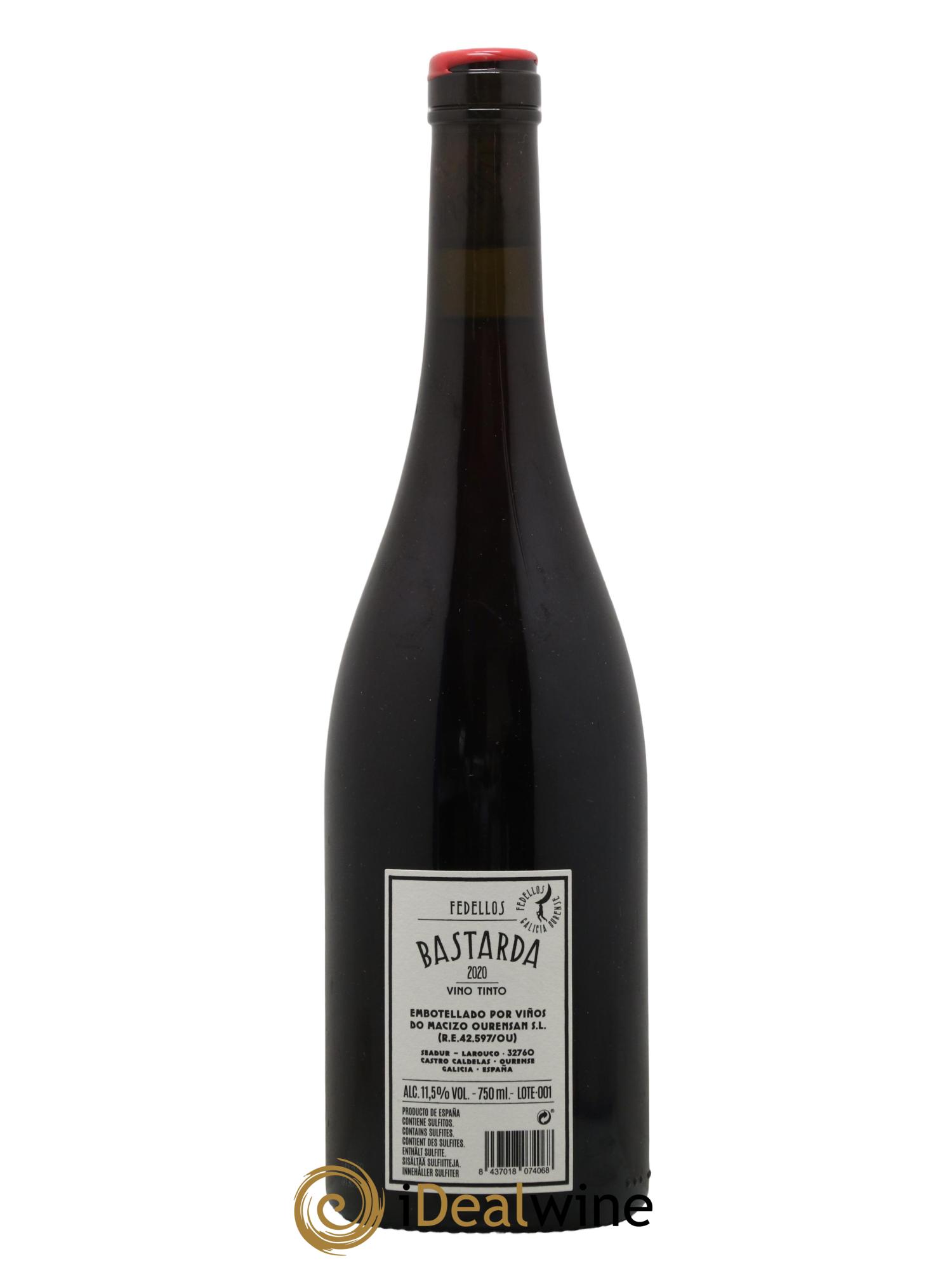 Espagne Ribeira Sacra Bastarda Fedellos 2020 - Lot de 1 bouteille - 1