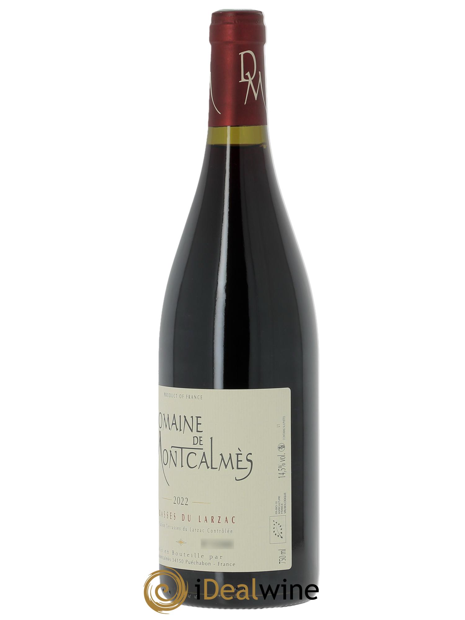 Terrasses du Larzac (anciennement Coteaux du Languedoc) Domaine de Montcalmès Frédéric Pourtalié  2022 - Posten von 1 Flasche - 1