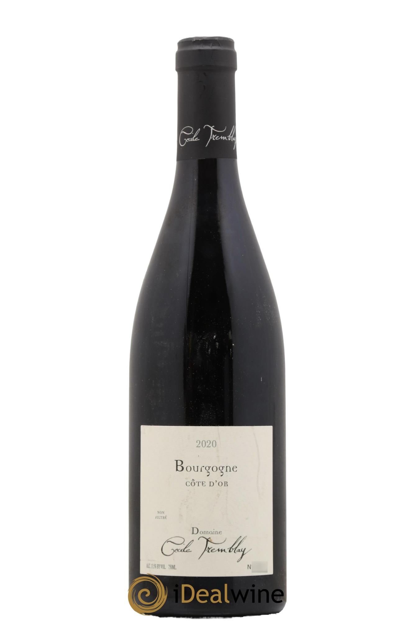 Bourgogne Côte-d'Or Cécile Tremblay 2020 - Lot de 1 bouteille - 0