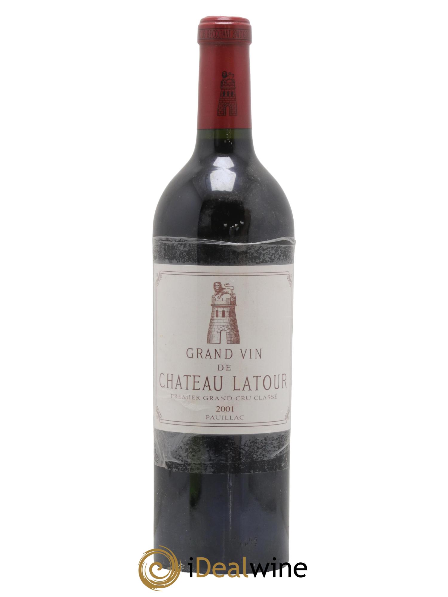 Château Latour 1er Grand Cru Classé 2001 - Lot de 1 bouteille - 0