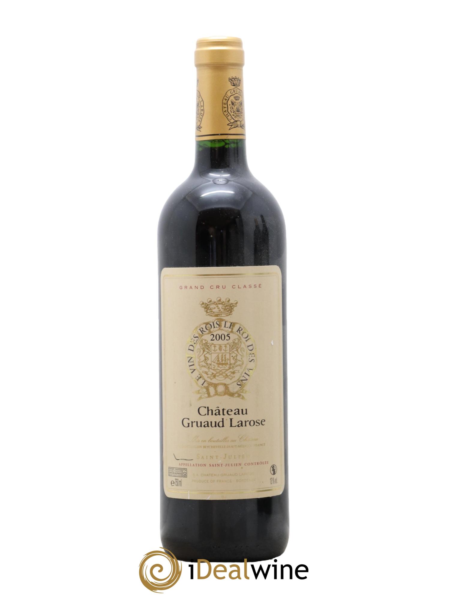 Château Gruaud Larose 2ème Grand Cru Classé 2005 - Lot de 1 bouteille - 0