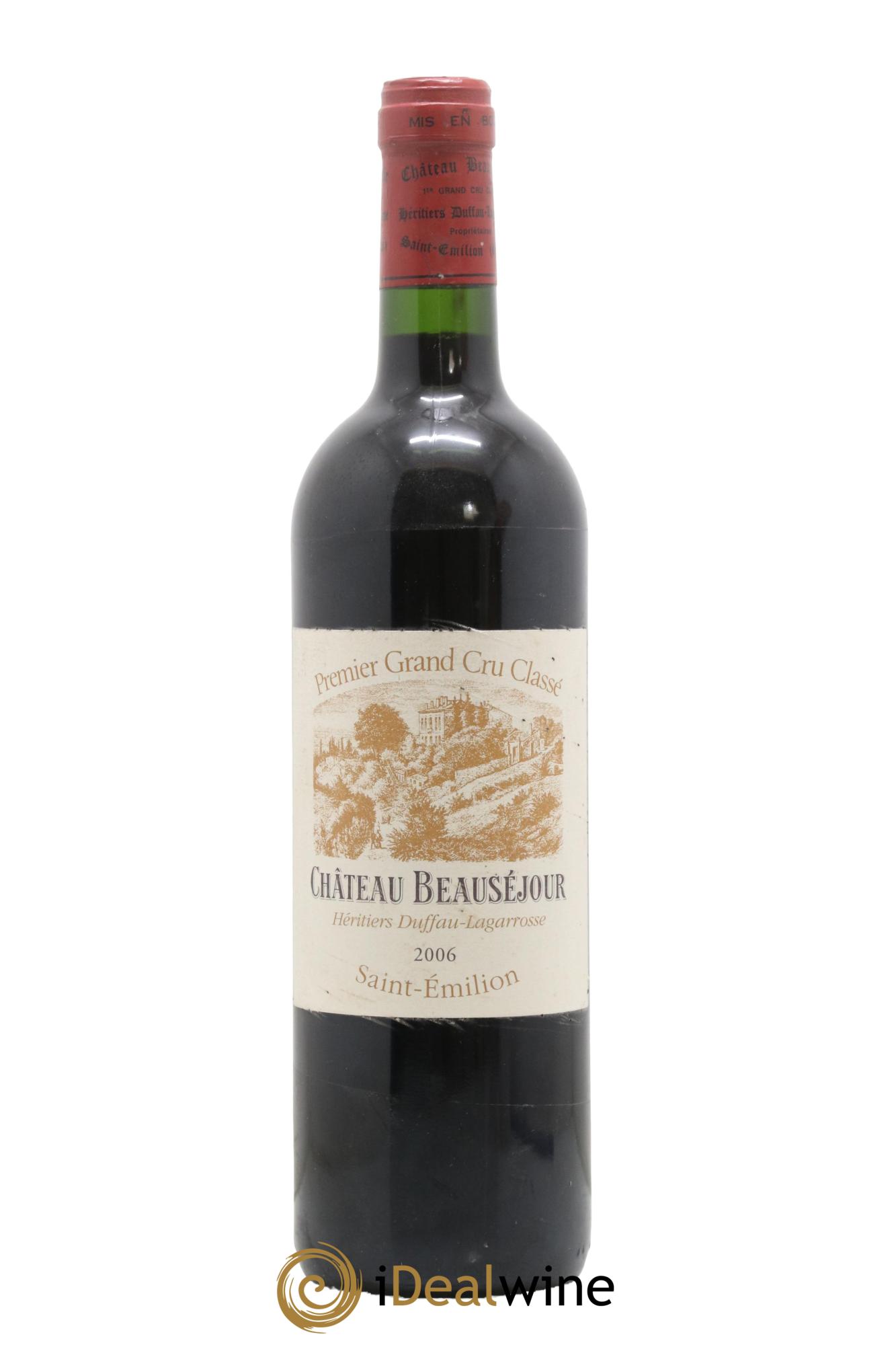Château Beauséjour (Duffau-Lagarrosse) 1er Grand Cru Classé B 2006 - Lot de 1 bouteille - 0