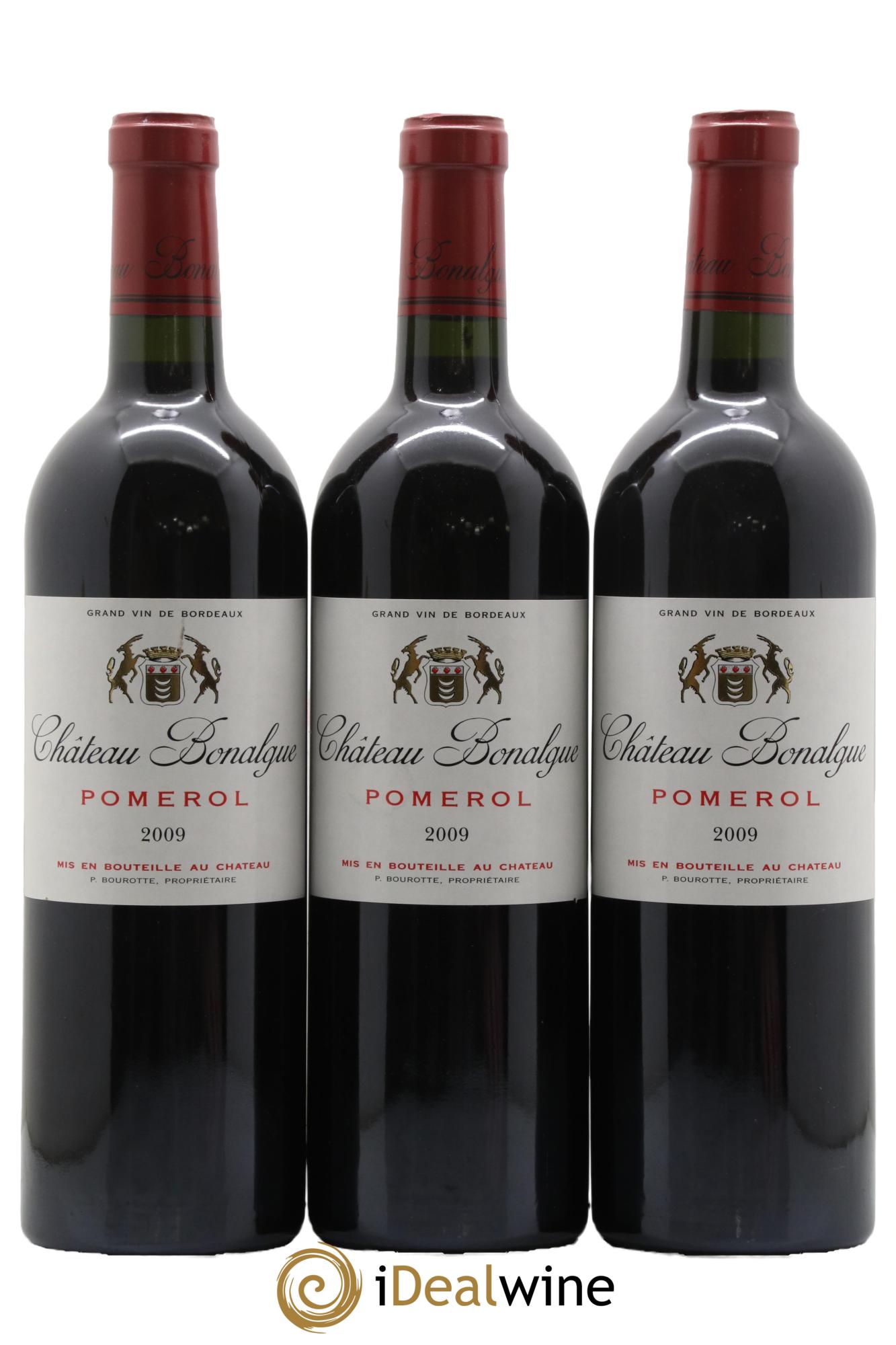 Château Bonalgue 2009 - Lotto di 3 bottiglie - 0