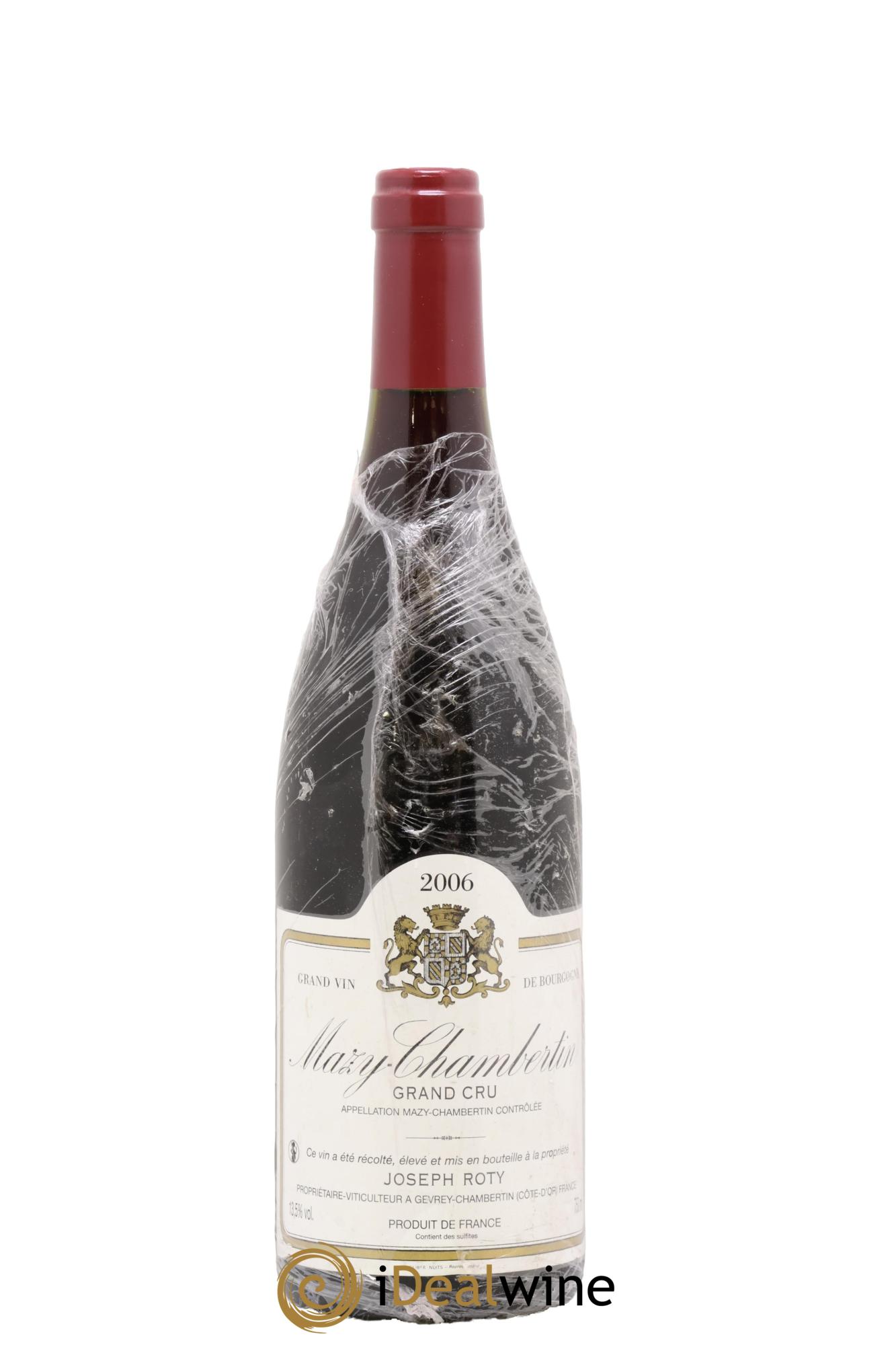 Mazis-Chambertin Grand Cru Joseph Roty (Domaine) 2006 - Lot de 1 bouteille - 0