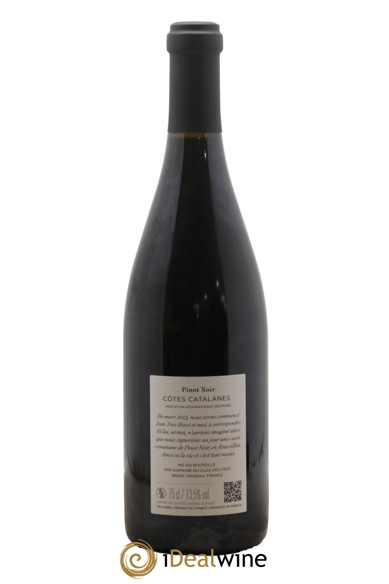 Côtes Catalanes Clos des Fées 100 Phrases pour éventails Hervé Bizeul 2022 - Lot de 1 bouteille - 1