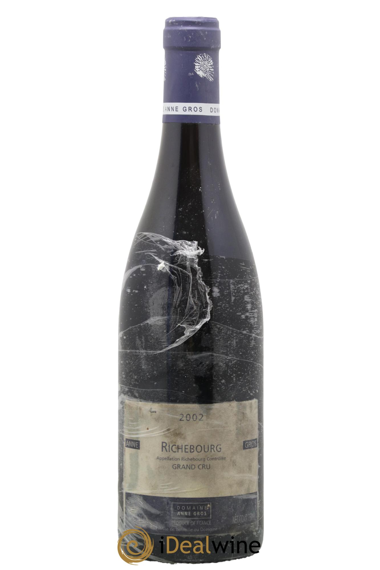 Richebourg Grand Cru Anne Gros 2002 - Lot of 1 bottle - 0