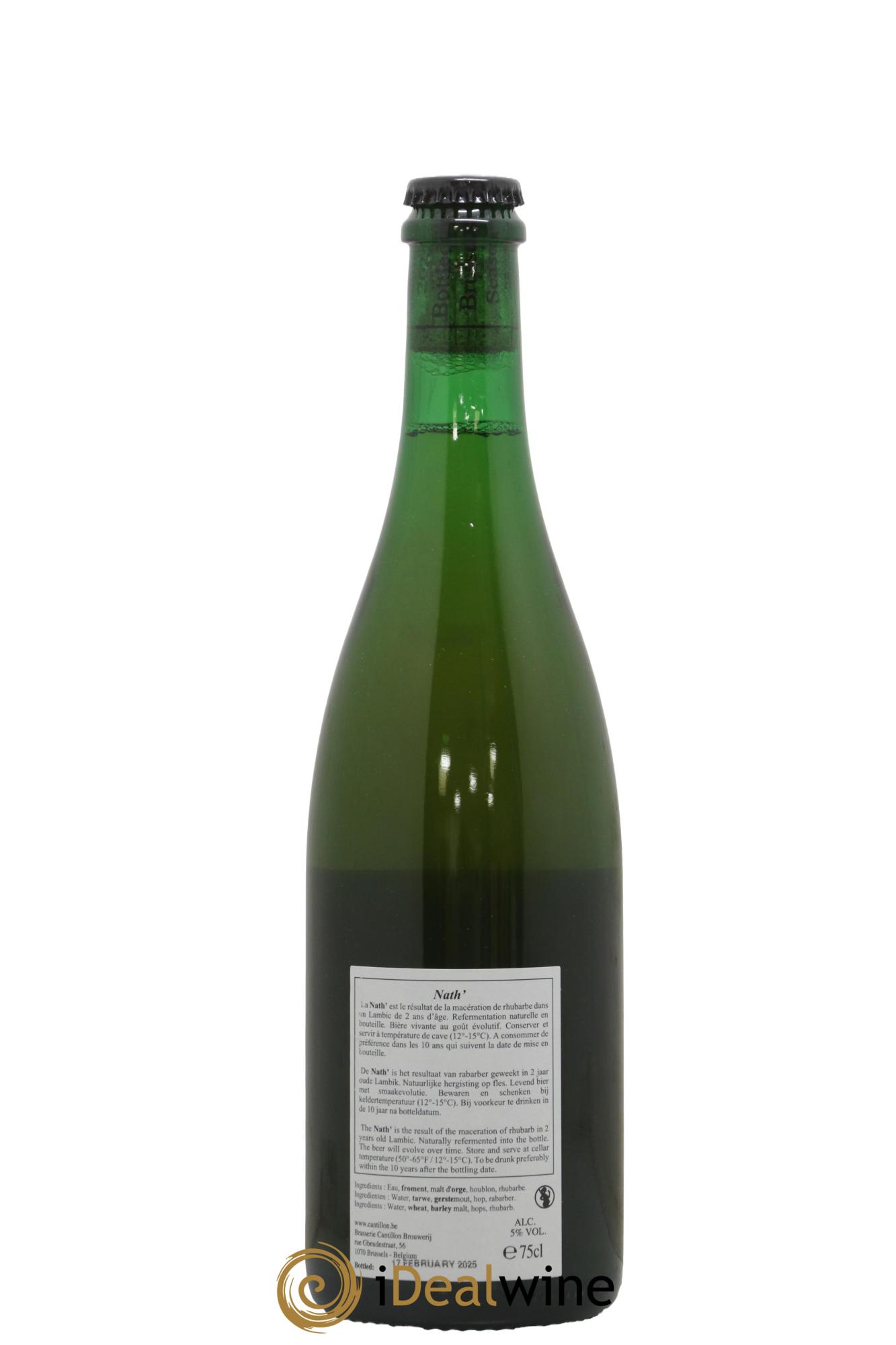 Bière Gueuze Cantillon Cuvée Nath (Bottle 2025) - Lot de 1 bouteille - 1